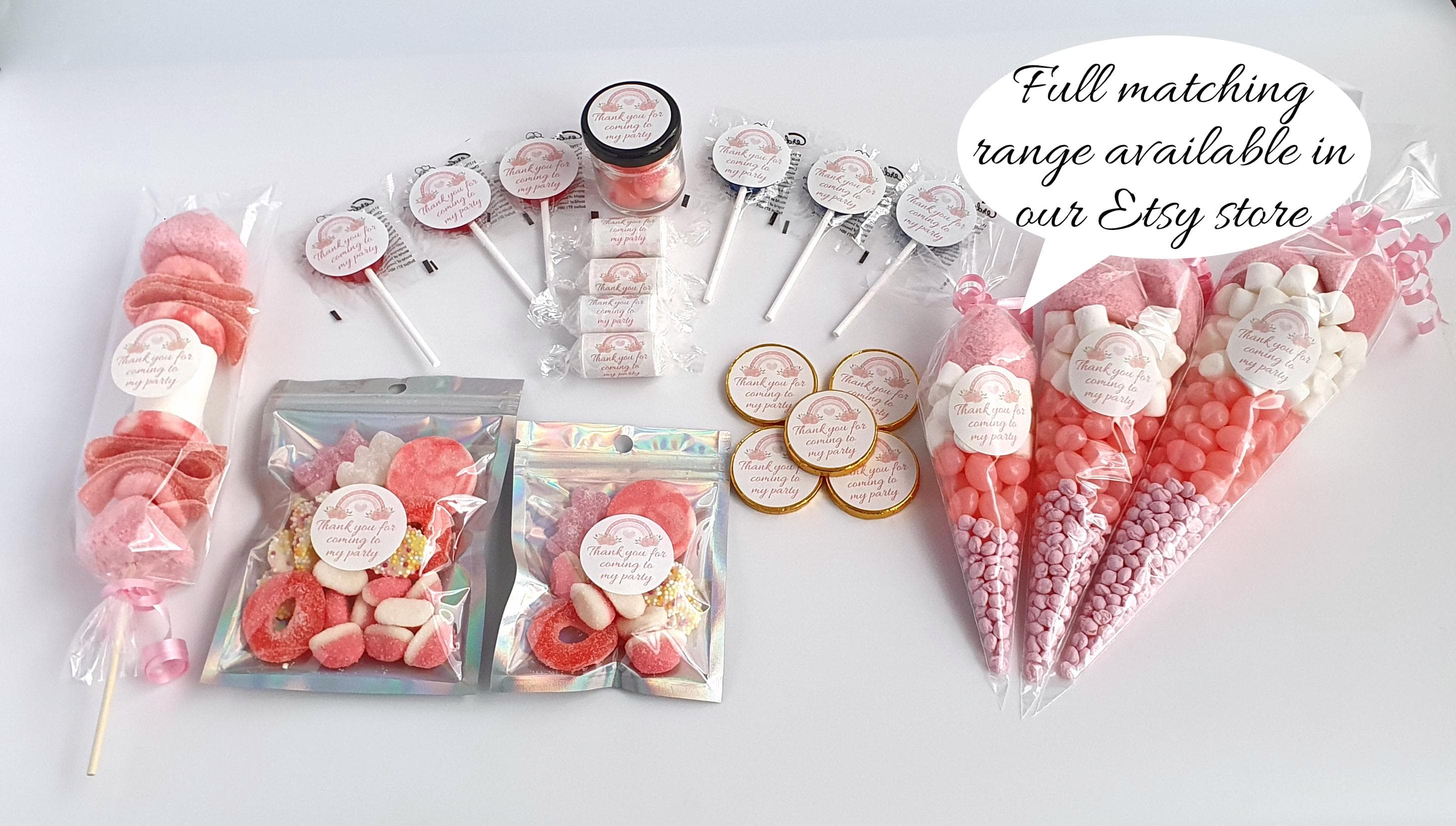 Pink Personalised Chocolate Coins | Wedding Favours | Baby Shower | Birthday Party | Chocolate Favours|   Bridal Shower | Goodie Bag Fillers - image 3