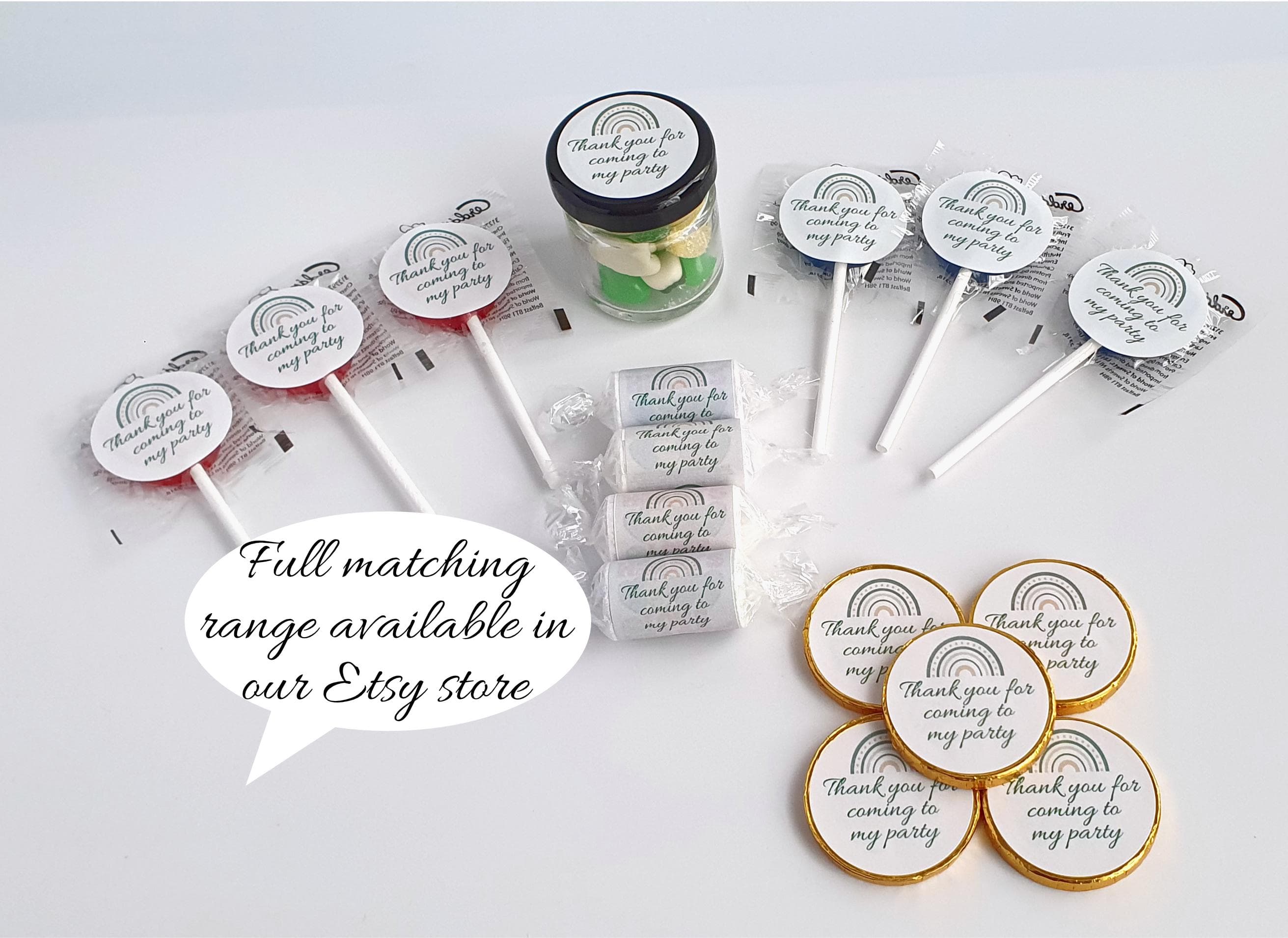 Green Personalised Chocolate Coins | Wedding Favours | Baby Shower | Birthday Party | Chocolate Favours|   Bridal Shower| Goodie Bag Fillers - image 3