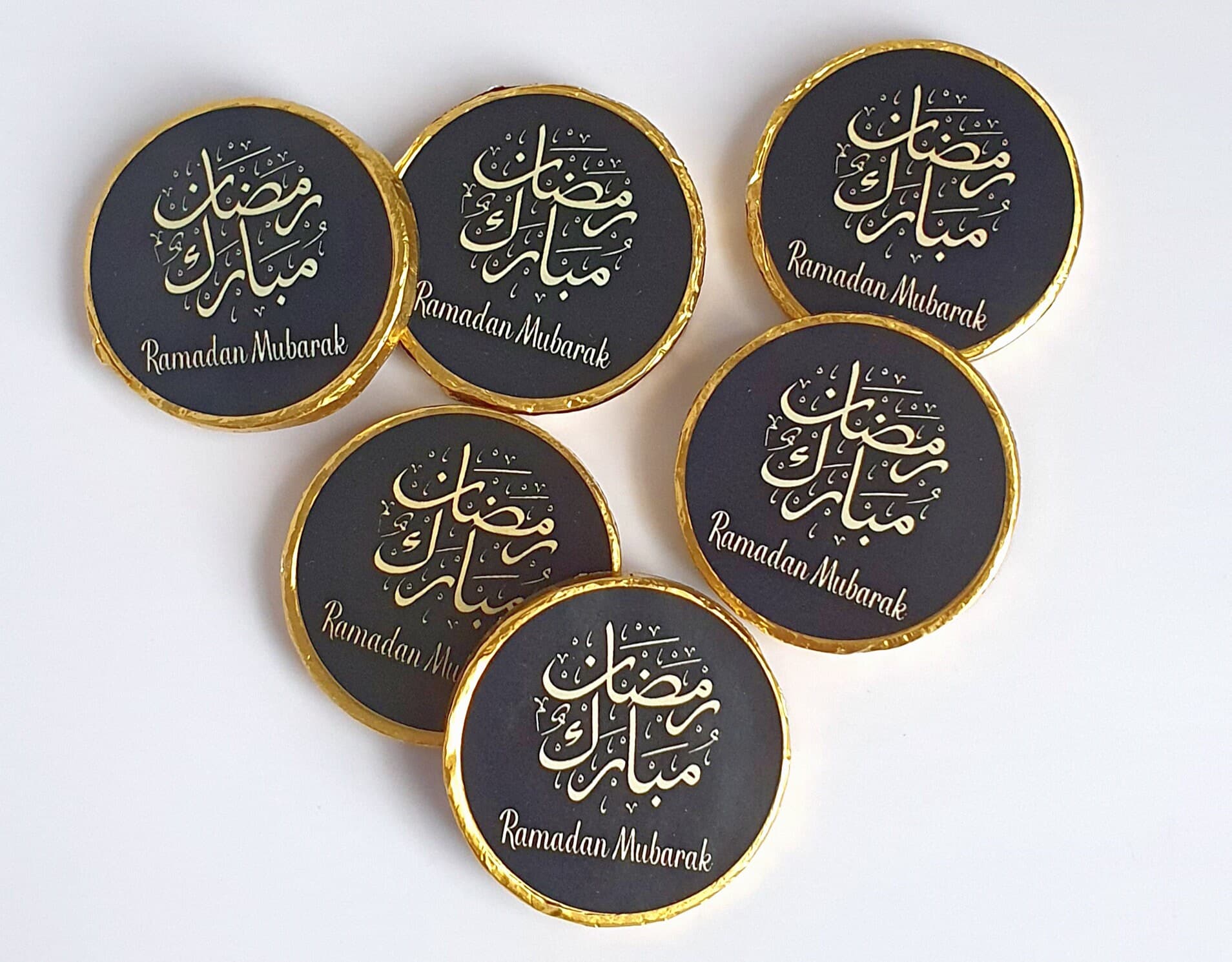 Ramadan Mubarak | Eid Mubarak Chocolate Coins | Ramadan and Eid Celebration | Ramadan and Eid Gifts | Personalised Sticker | Celebration - image 3