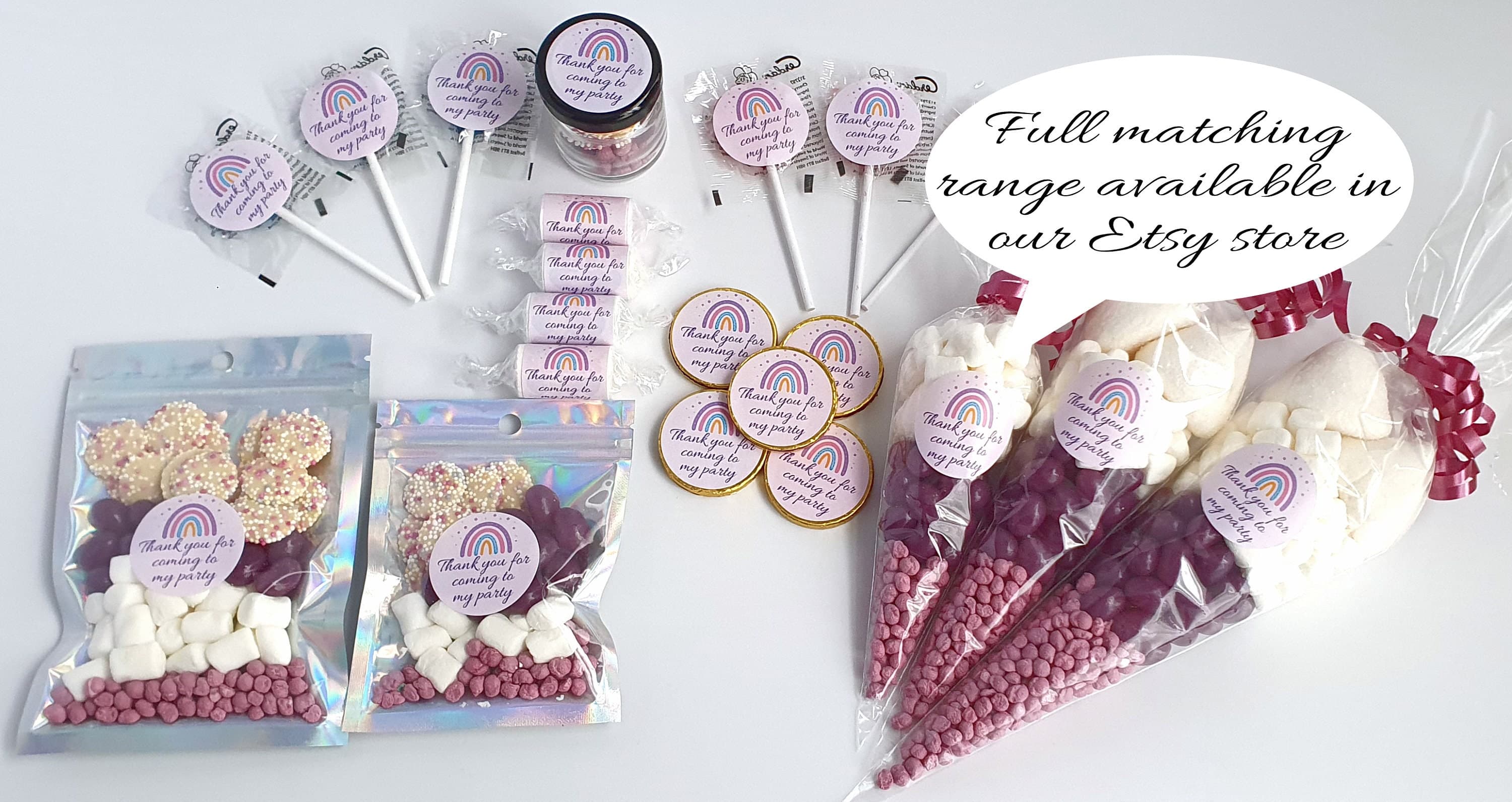 Mini Glass Sweet Jar with Purple Sticker | Wedding, Baby Shower Favors - image 3