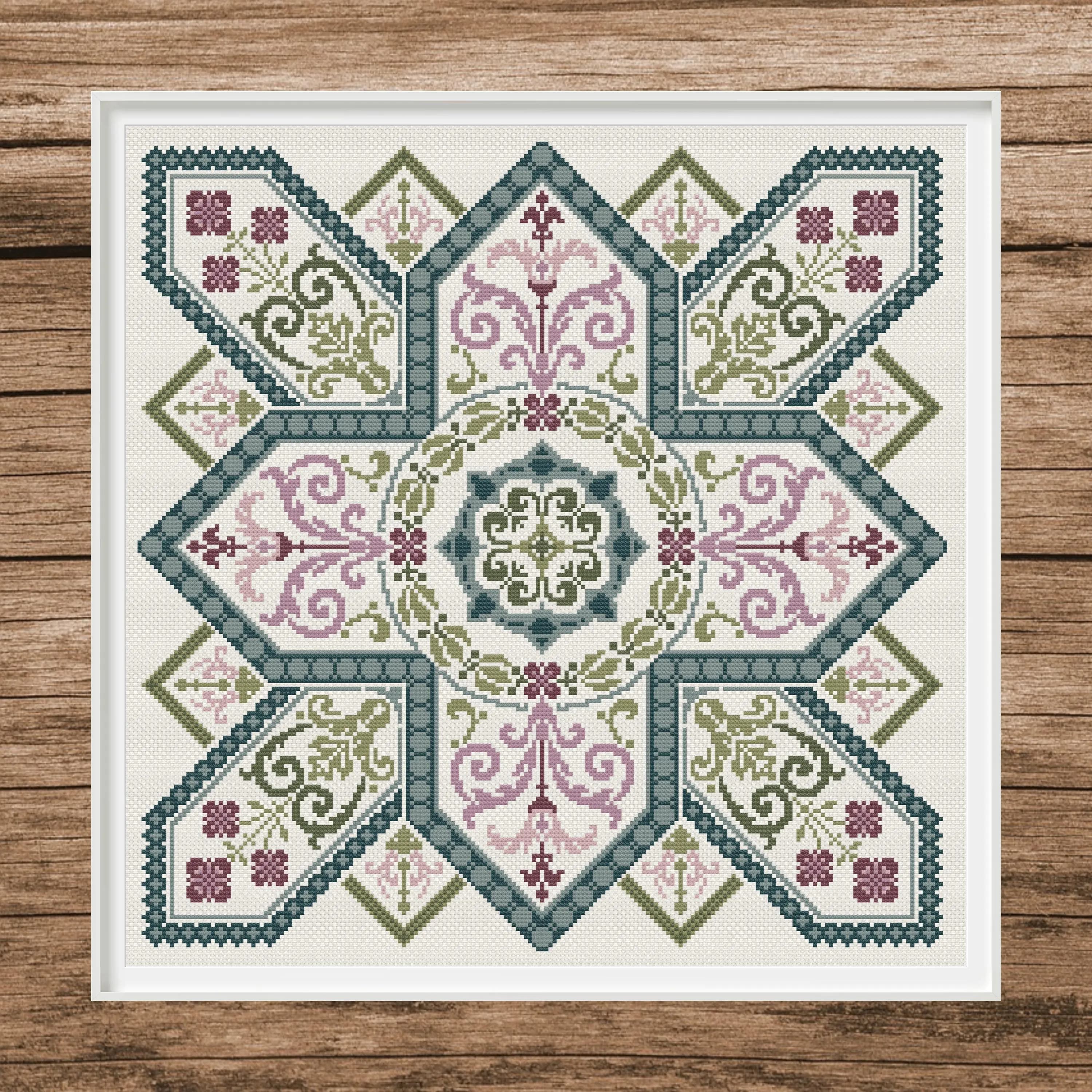 Antique Sampler | Counted Cross Stitch Pattern | Samplers & Patterns | Instant download | PDF | Pattern Keeper | Cross Stitch Saga