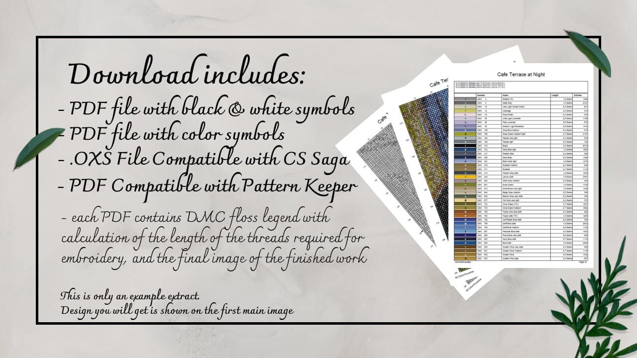 Mondrian's Cat | Counted Cross Stitch Pattern | Animals | Instant download | PDF | Pattern Keeper | Saga - image 5