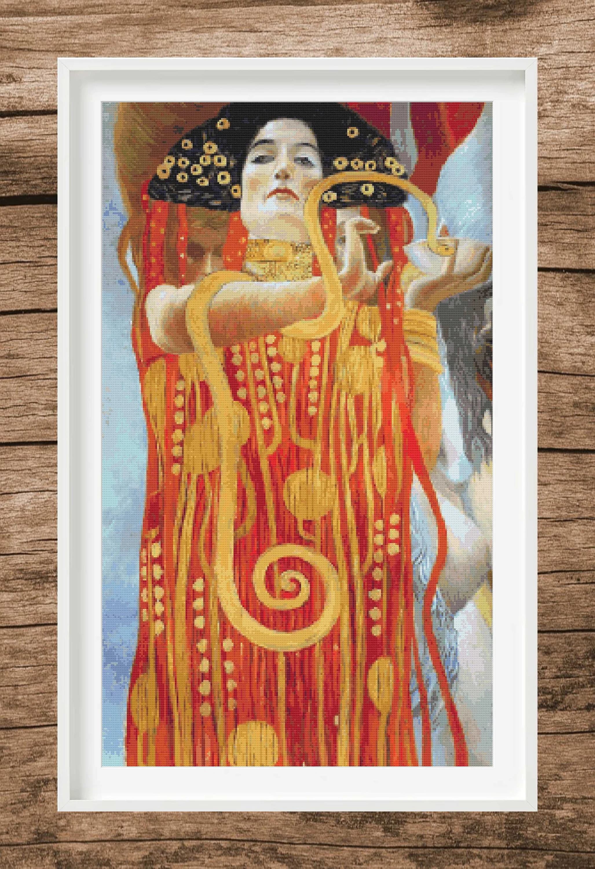 G. Klimt's Medicine (Hygieia) Cross Stitch Pattern (PDF)