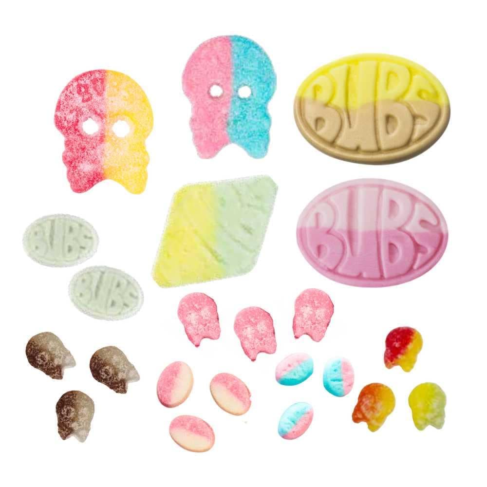 Bubs Mega Mix – Vegan Swedish Candy Assortment Sweet and Sour - Vegan, Gluten Free, Halal