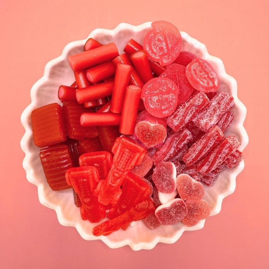 Red Swedish Candy Mix | Strawberry Raspberry Gummies (1/2 lbs/227g)