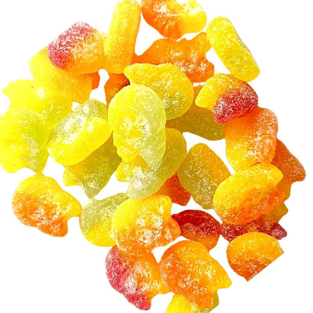 BUBS Mini Sour Skulls – Vegan Swedish Candy | Fruity Chewy Sour Treats in Fun Skull Shapes | Gelatin-Free | Bulk Pick & Mix Sweets