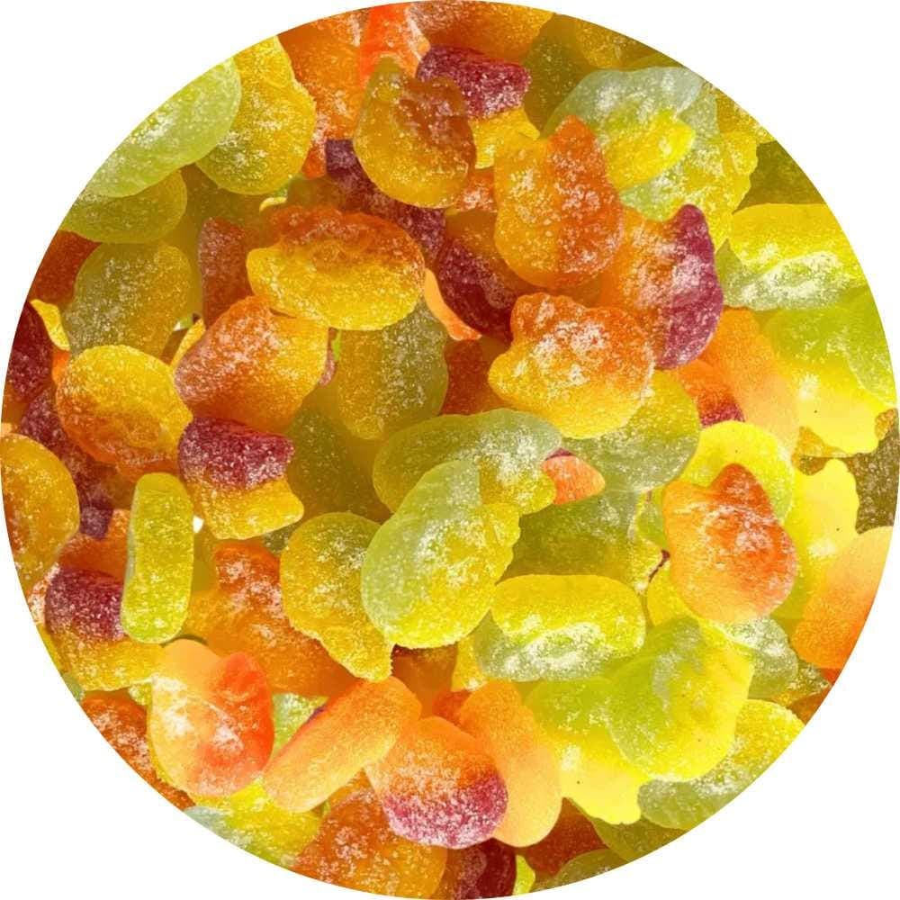 BUBS Mini Sour Skulls – Vegan Swedish Candy
