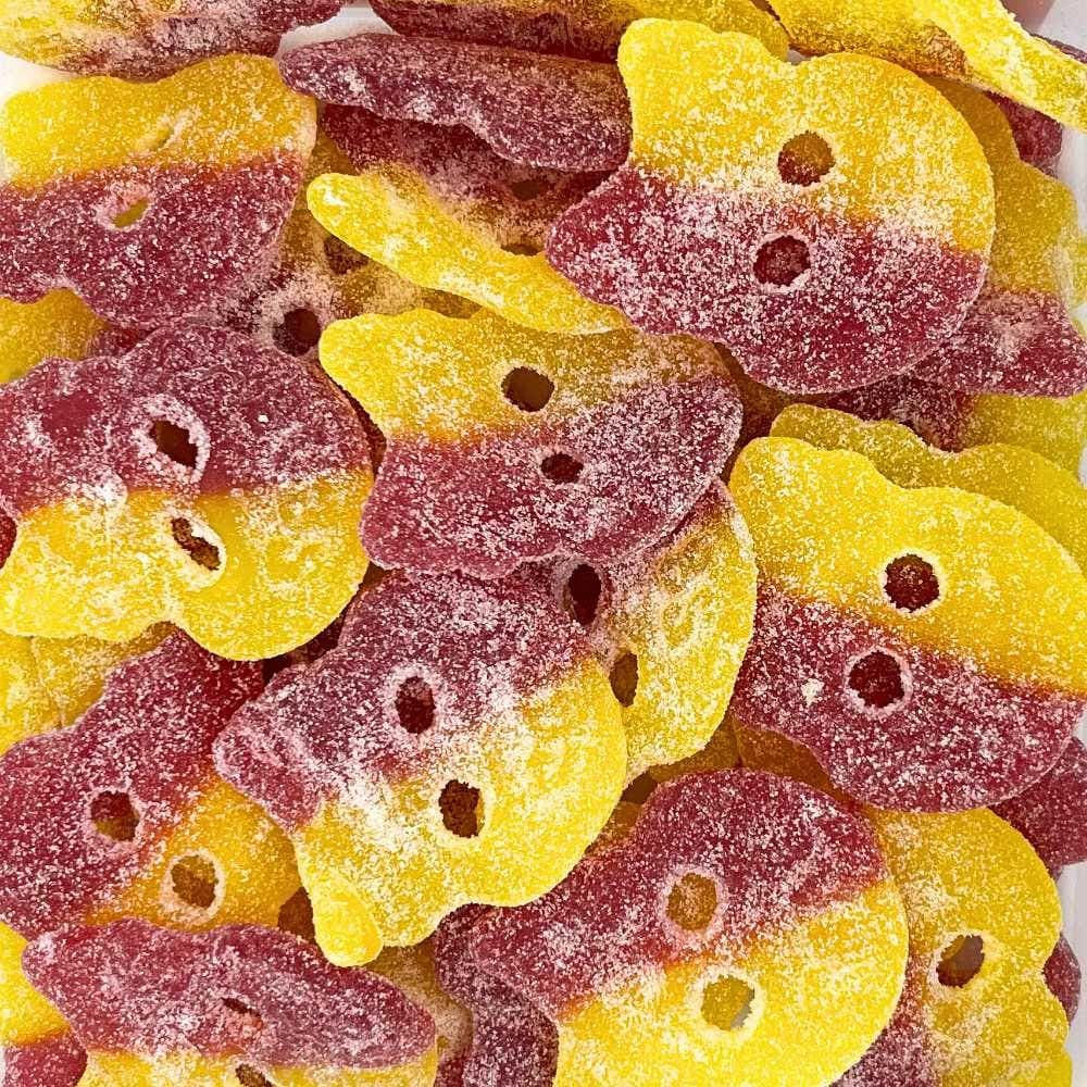 BUBS Skull Sour Strawberry & Lemon Tangy Candy - Swedish Candy - Pick and Mix