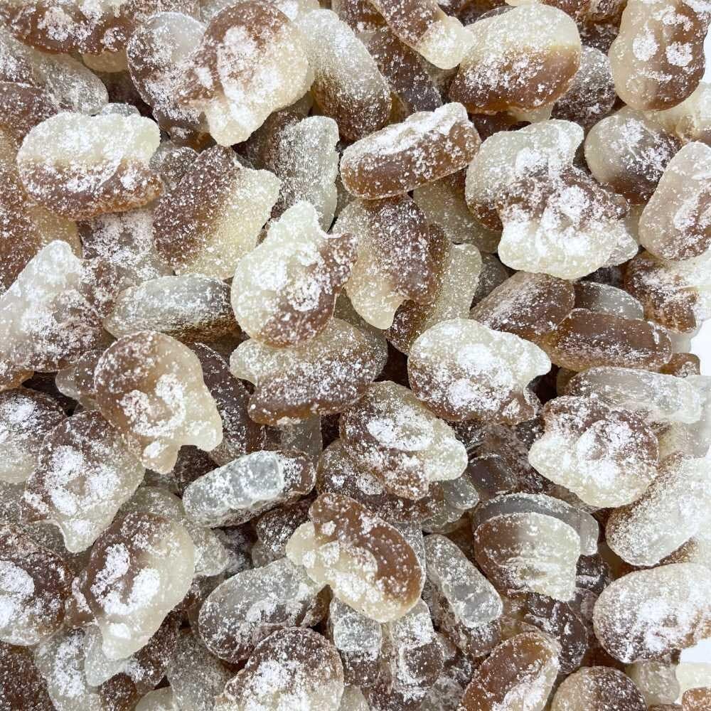 BUBS Mini Cola Skulls – Vegan Swedish Candy, Sour Gummy Treats, Gelatin-Free Scandinavian Sweets, Fun Cola Gummies & Gift Idea