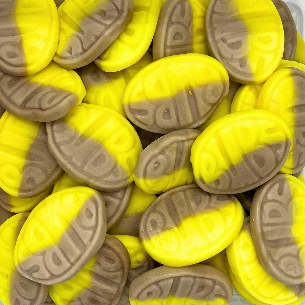 BUBS Oval Banana Toffee - Swedish Candy - Pick and Mix