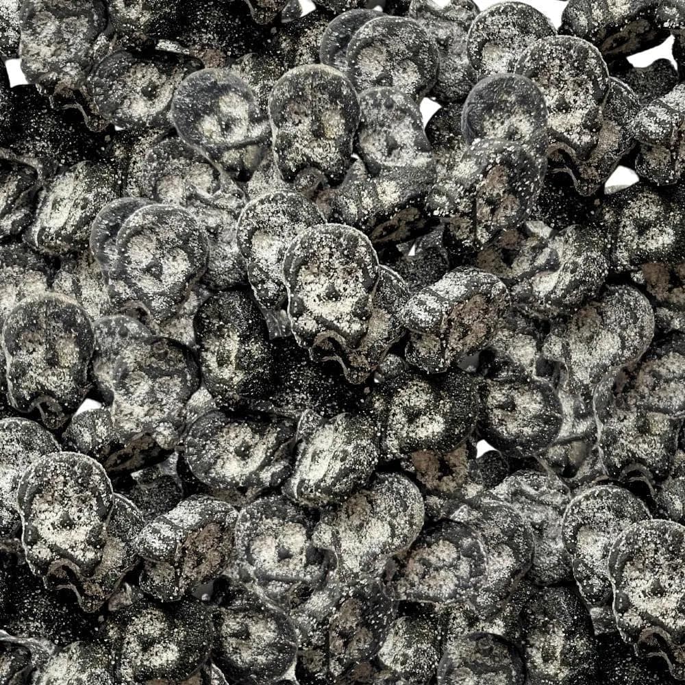 Bubs Mini Salty Licorice Skulls - Swedish Candy by Bubs, Vegan-Friendly, Unique Nordic Sweets