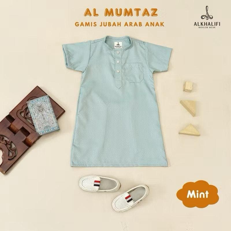 MUMTAZ 0-12 months baby boy Khamis | baby boy arabian khamis | Short Sleeves Khamis - image 4
