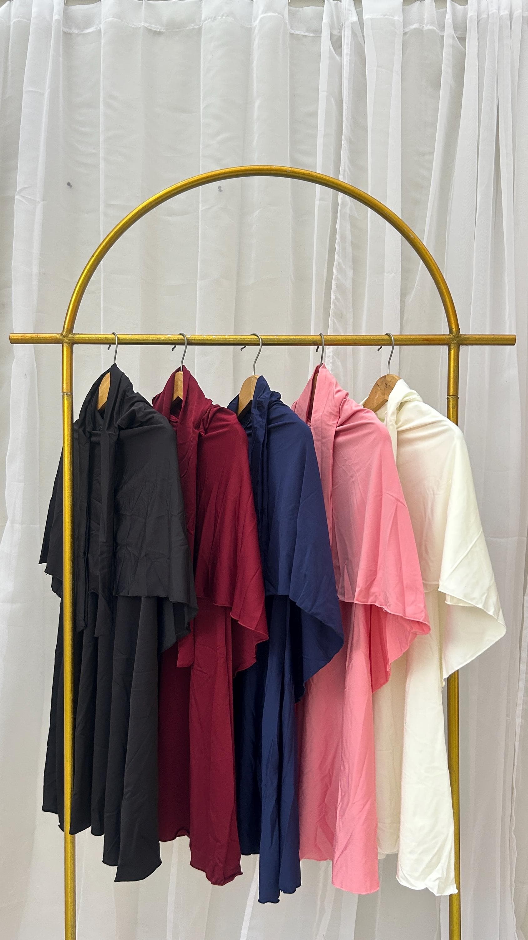 SYIFA Baby Abaya Hijab Set, Modest Muslim Dress, Ramadan and Eid Kids Outfit - image 3