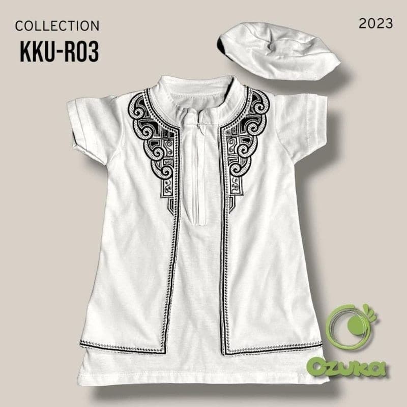Baby Boy Khamis Outfit, Arabian Style, Head Scarf (0-8 Months) - image 4