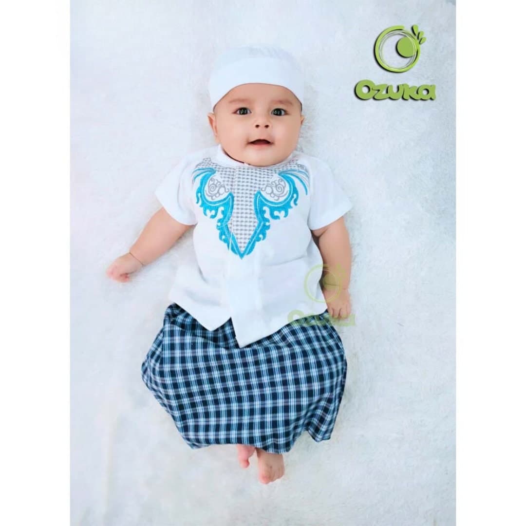 PART 1, 0-6 months Baby boy muslim sarong sets, abaya sets baby boy - image 3