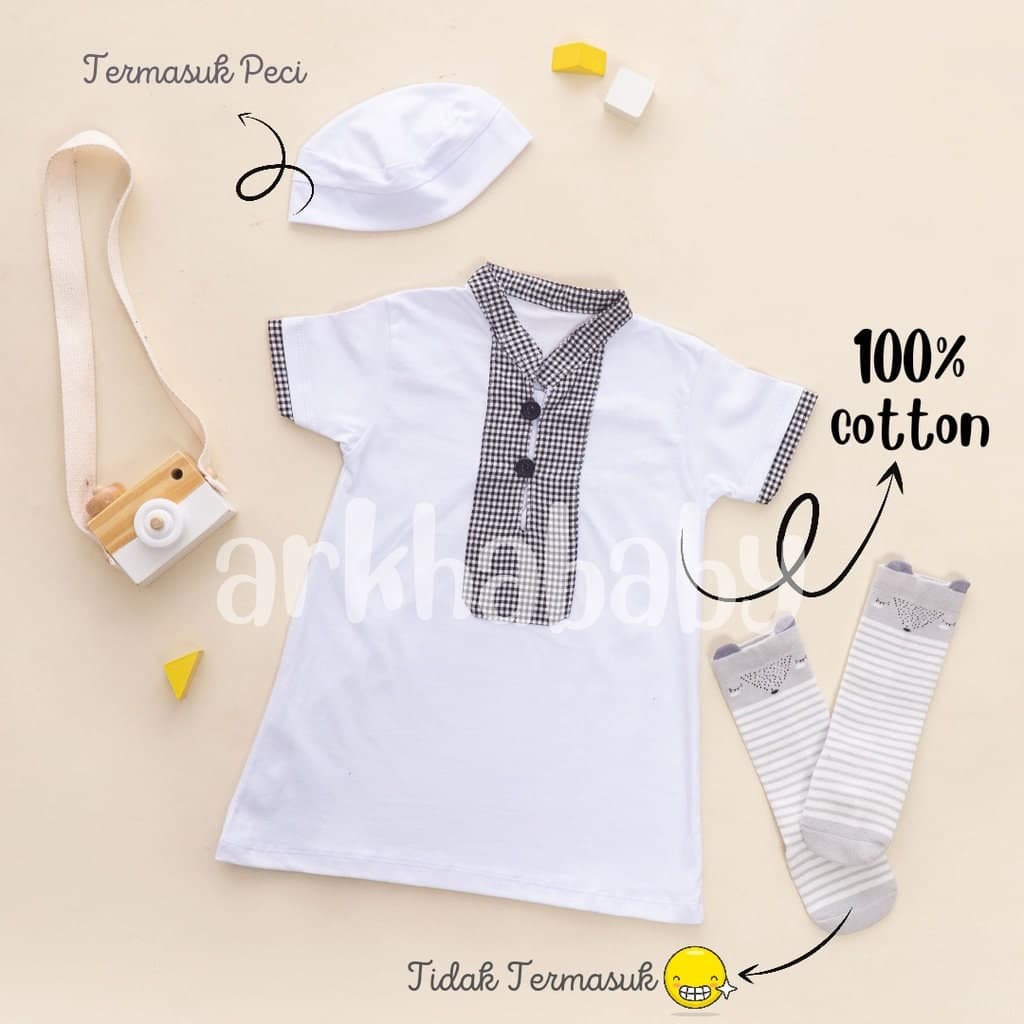 0-9 months Turkish baby boy Thobe sets | Muslim baby boy abaya sets | Pakistan baby boy dress sets - image 4