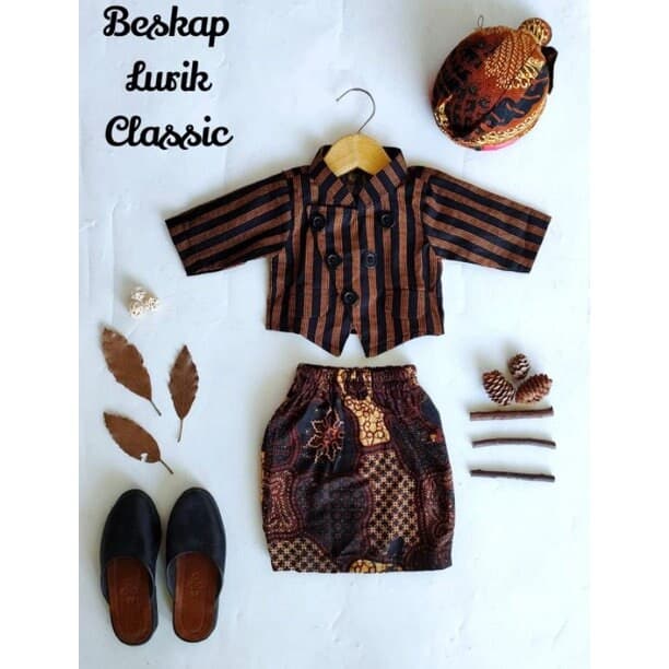 0-24 months Batik Lurik sets baby boy, Baby boy batik costume - image 5