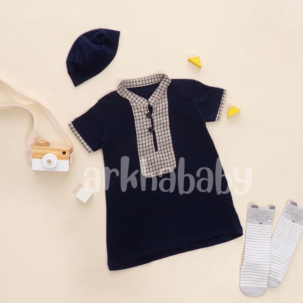 0-9 months Turkish baby boy Thobe sets | Muslim baby boy abaya sets | Pakistan baby boy dress sets - image 5