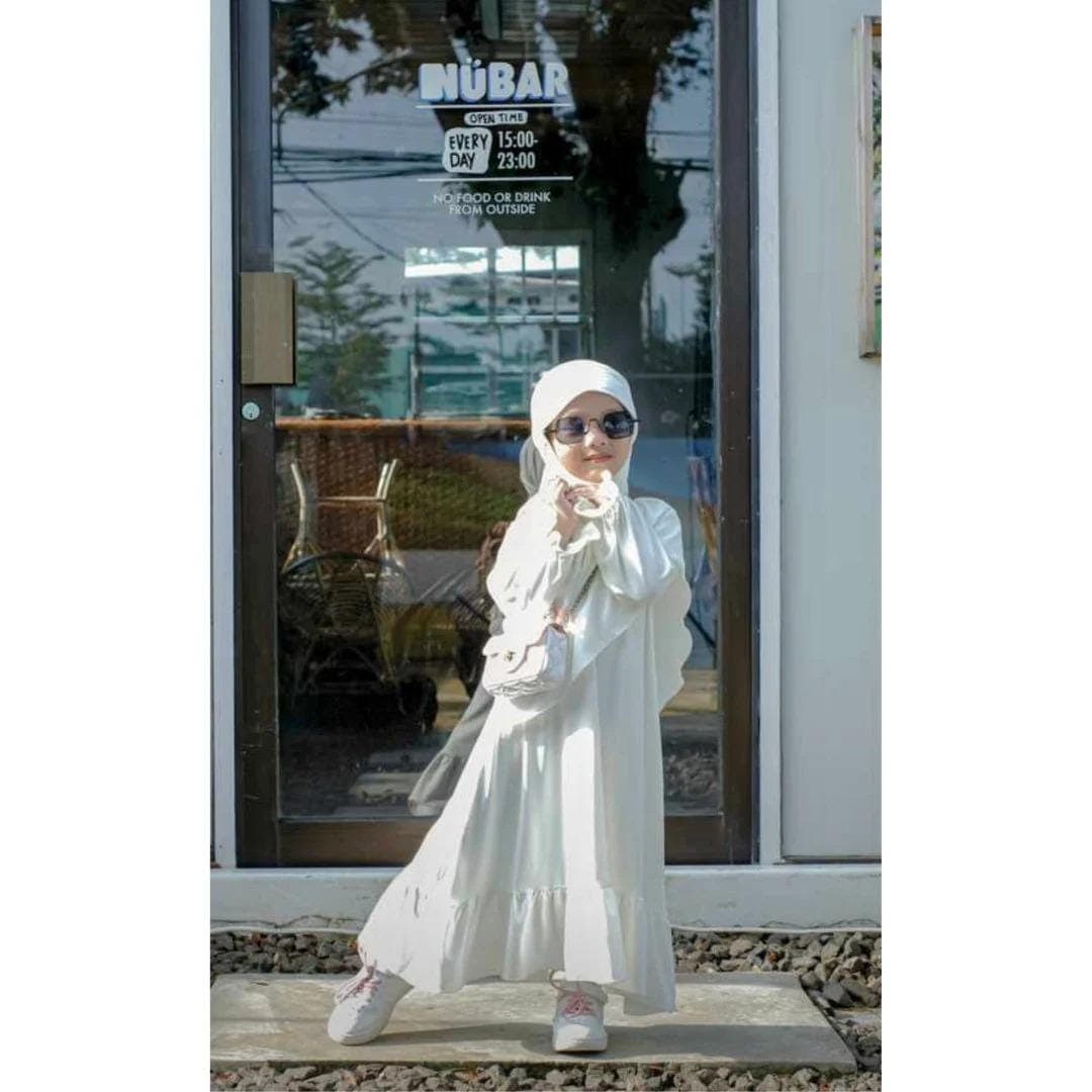 SAFIYYAH Baby Dress and Hijab Set, Muslim Syar'i Outfit - image 4