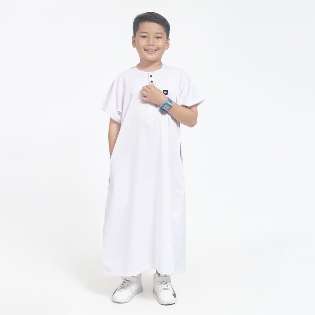 MUSA Sage Green kids thobe | boy's arabian thobe | boy's umrah thobe - image 4