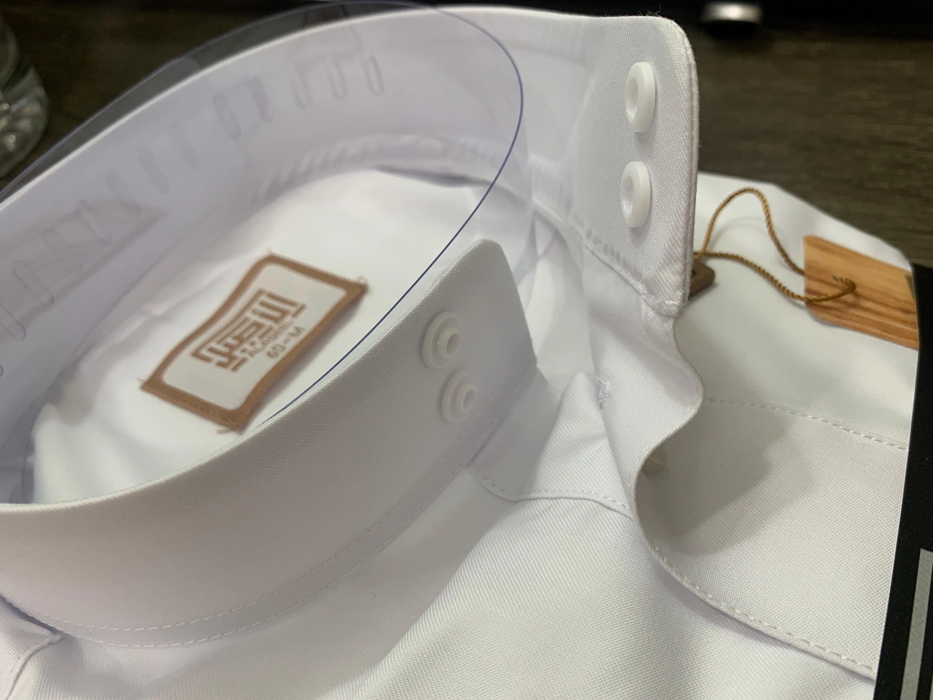 Al-Aseel Quality Thobe Curved Collar | Flat Sleeve | Pure White Color | Spun Poly Fabric - image 5