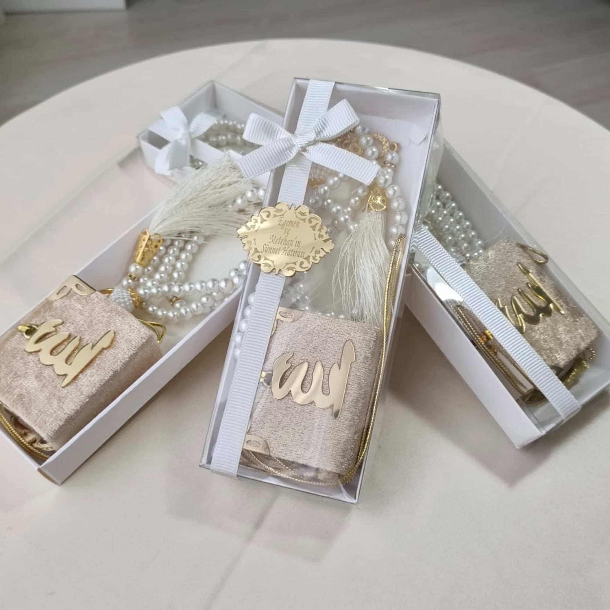 Mini Quran & Rosary Set: Islamic Wedding Favor, Aqiqah Gift - image 3