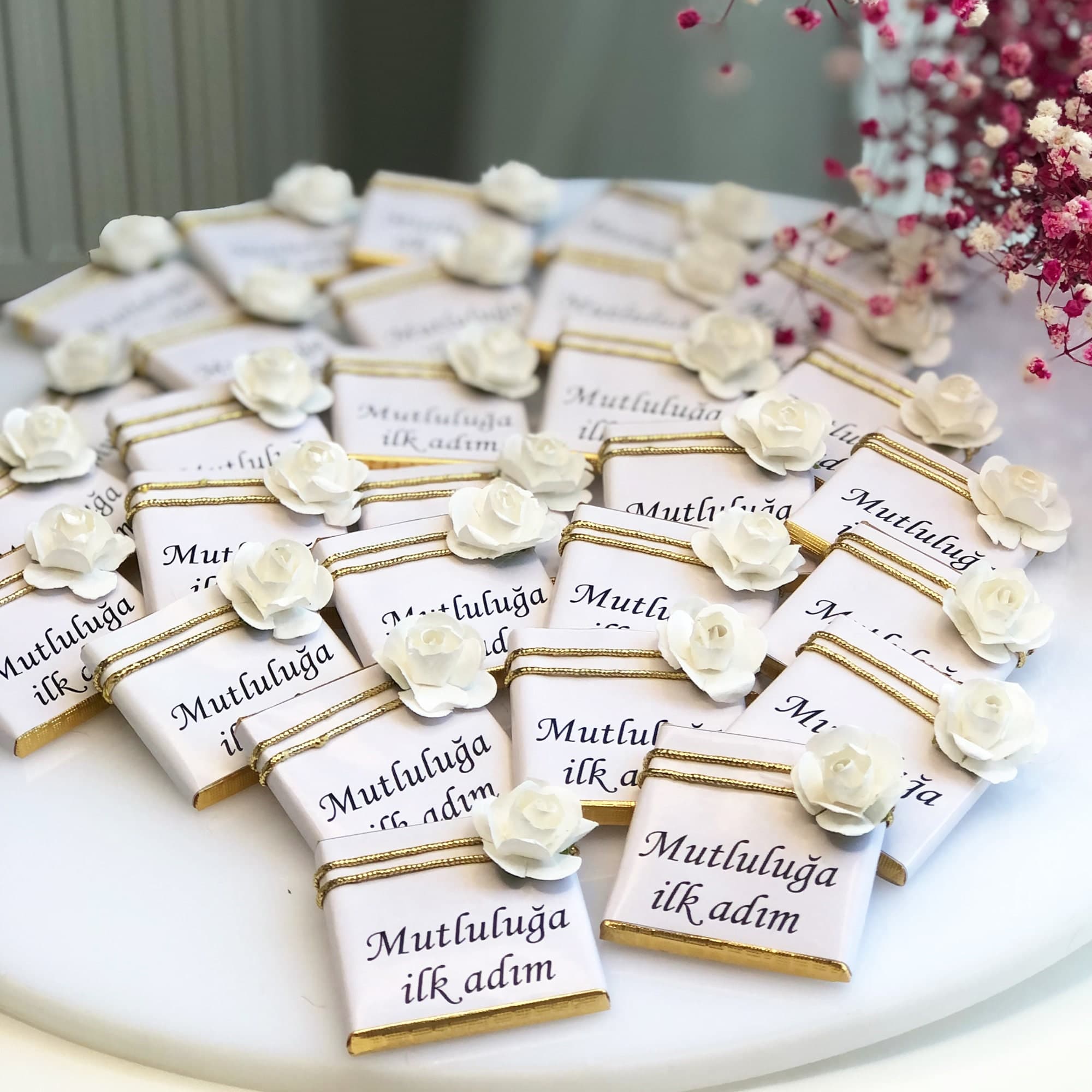 Personalized Wedding Chocolate Favors, Rustic Bridal Shower Candy - image 4
