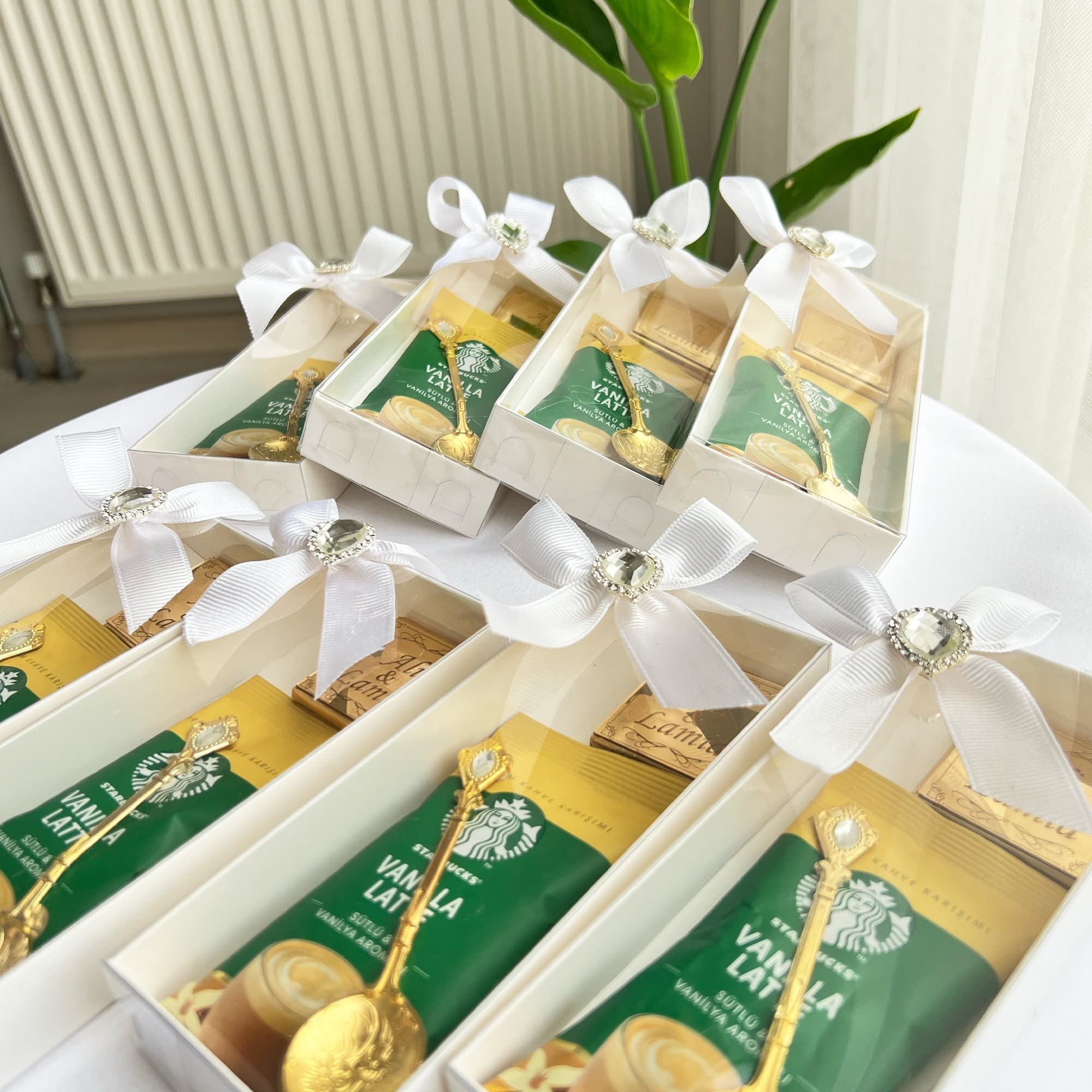 Rustic Wedding Coffee Gift Box: Starbucks Coffee, Spoon & Chocolate - image 5