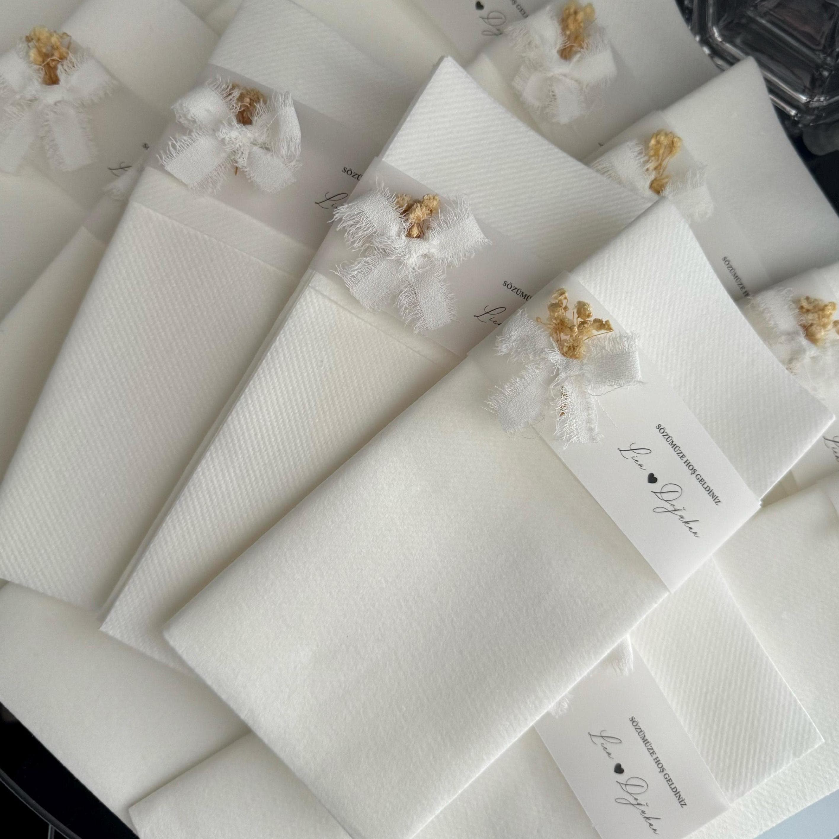 Personalized Linen-Like Dinner Napkins: Wedding Decor - image 5