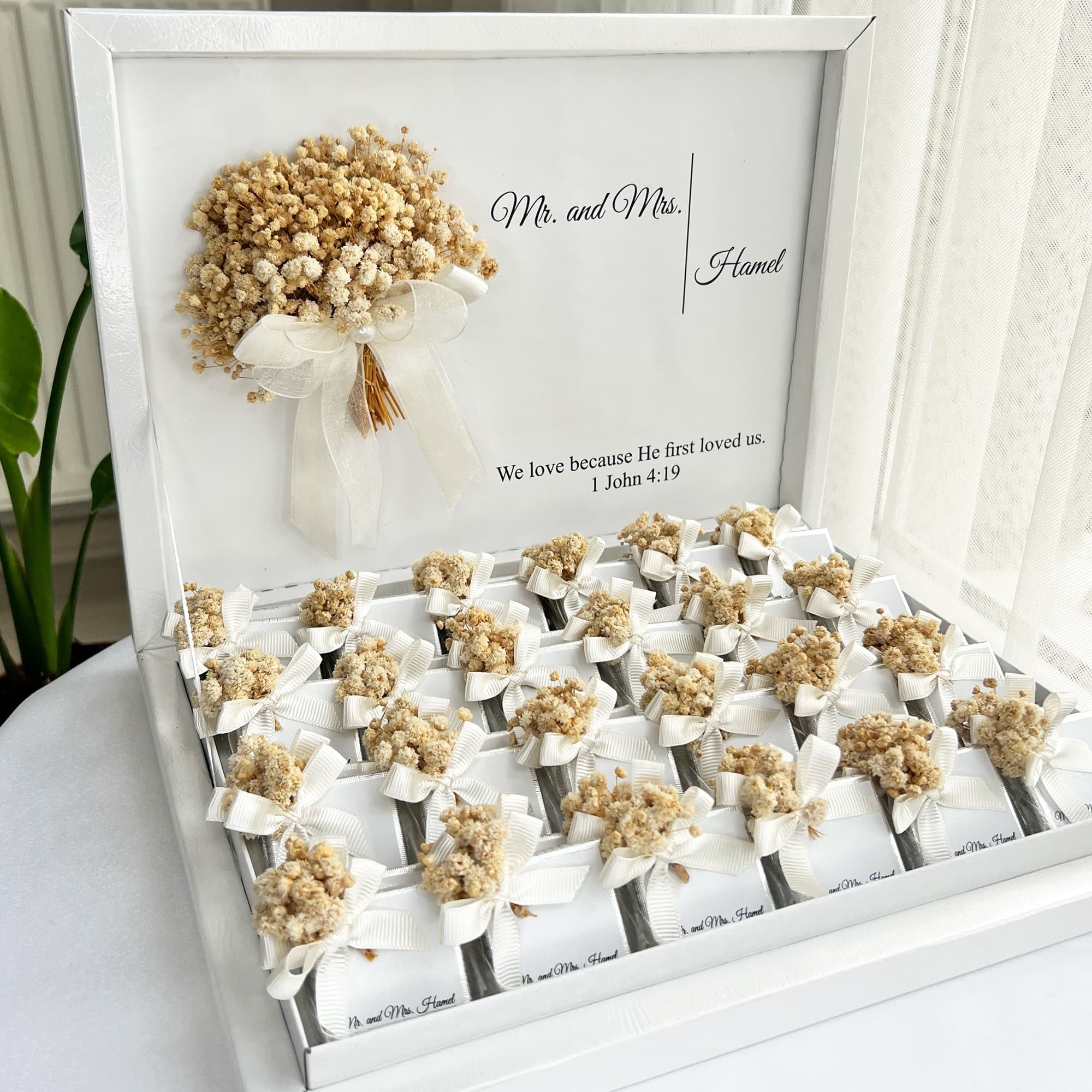 Personalized Wedding Chocolate Box: Party Favor Gifts, 48 Milk Chocolates - image 4
