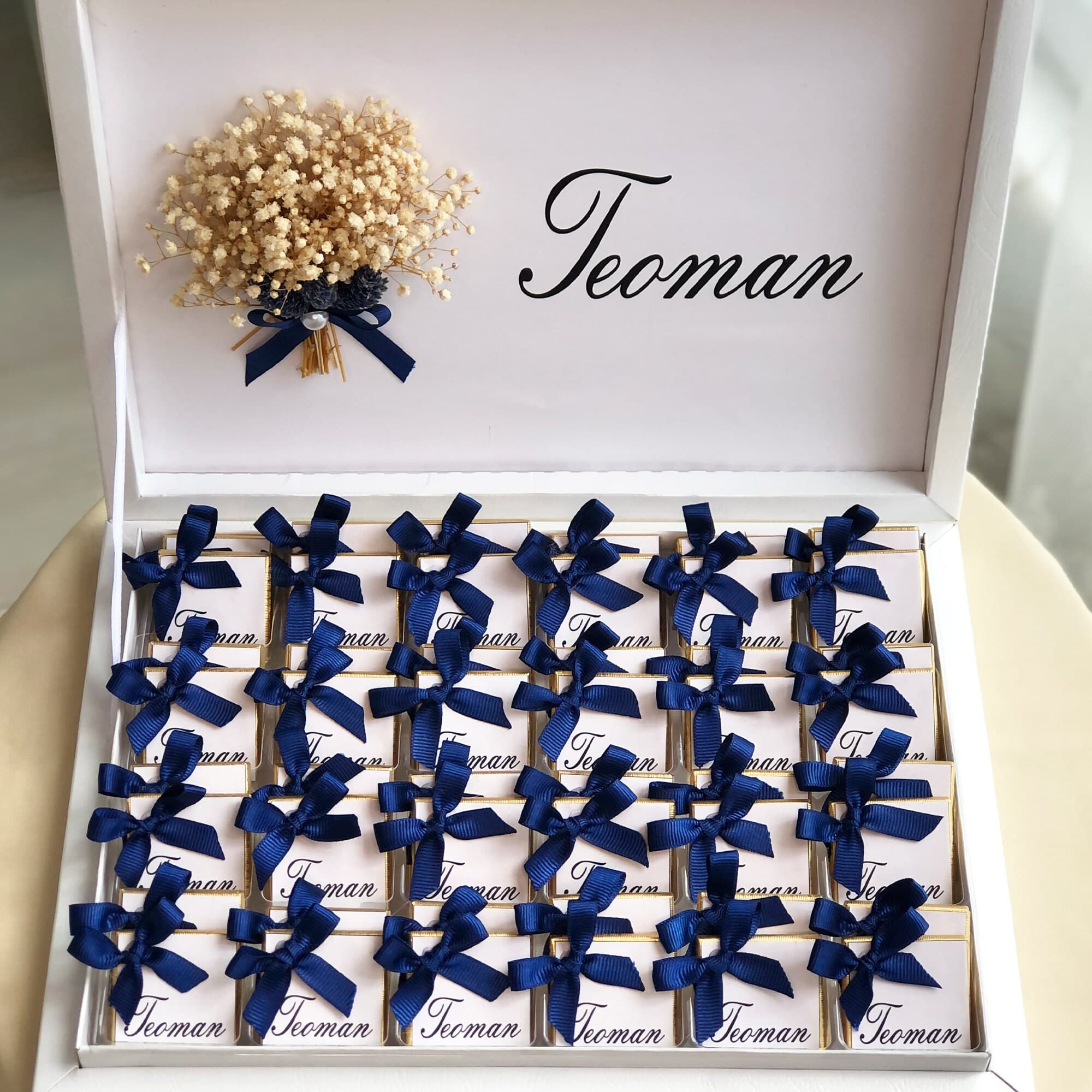 Personalized Madeleine Chocolate Box: Wedding Engagement Favors - image 4