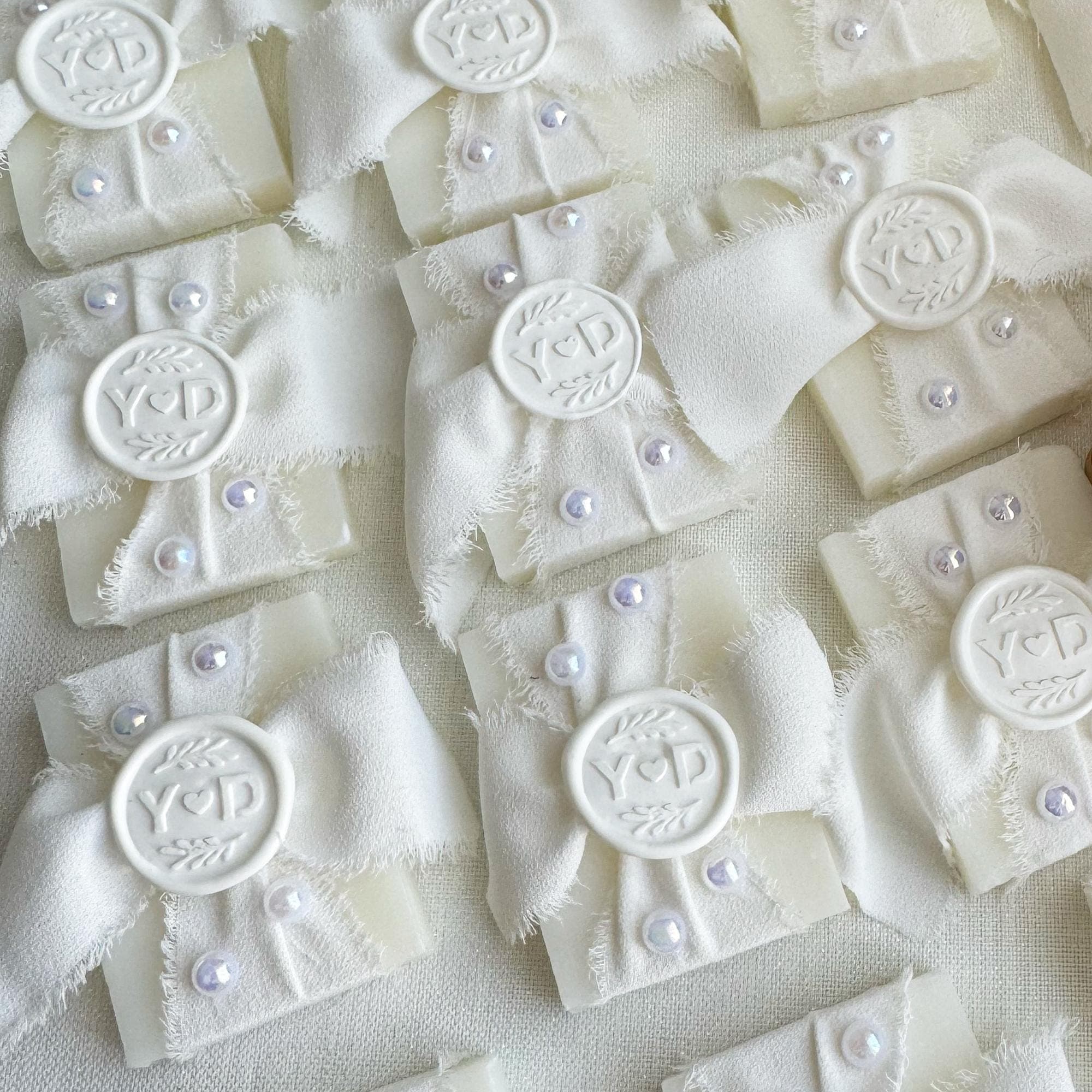 Handmade Pearl Wedding Soap Favors: Elegant Decorative Soaps - image 4