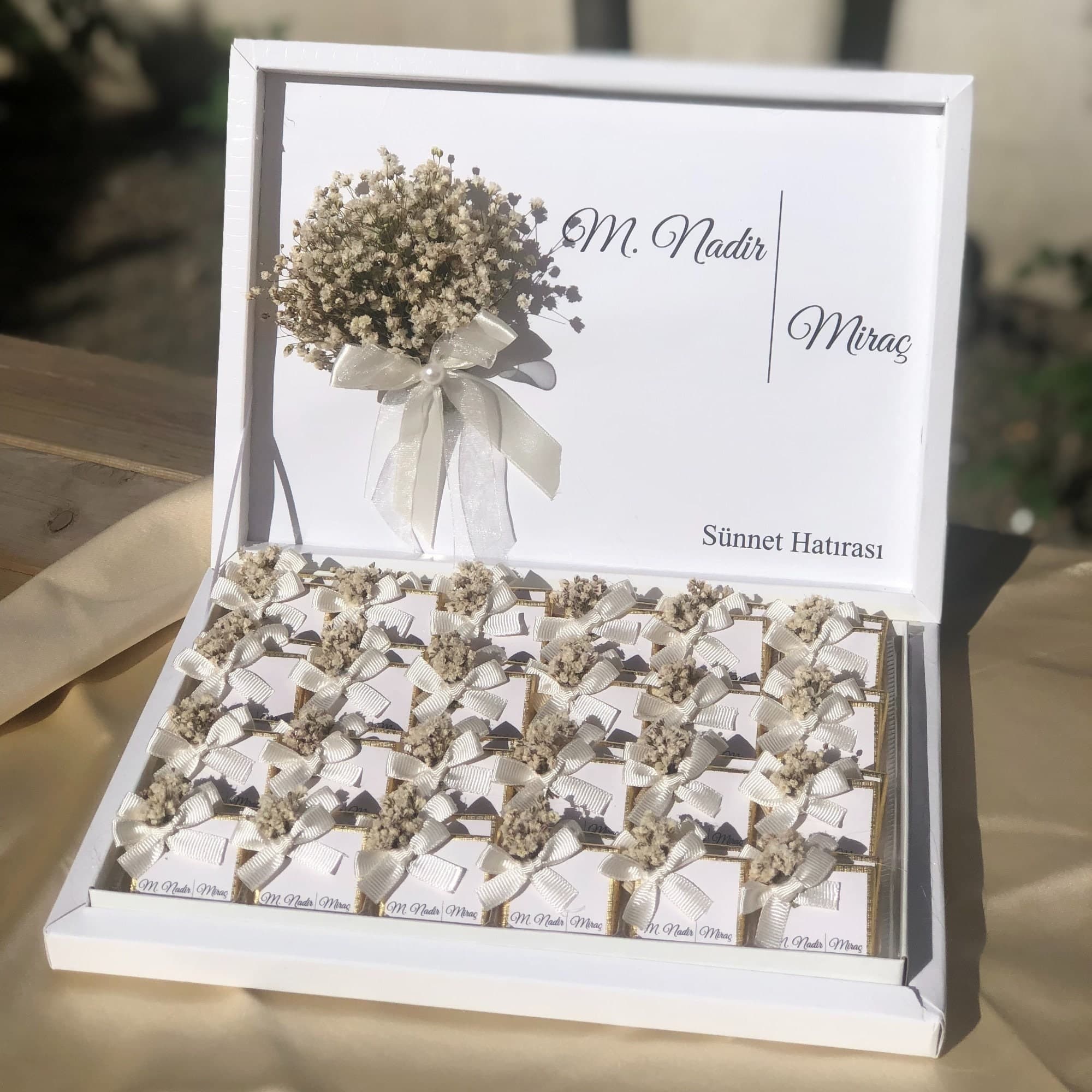 Personalized Wedding Chocolate Box: Party Favor Gifts, 48 Milk Chocolates - image 3