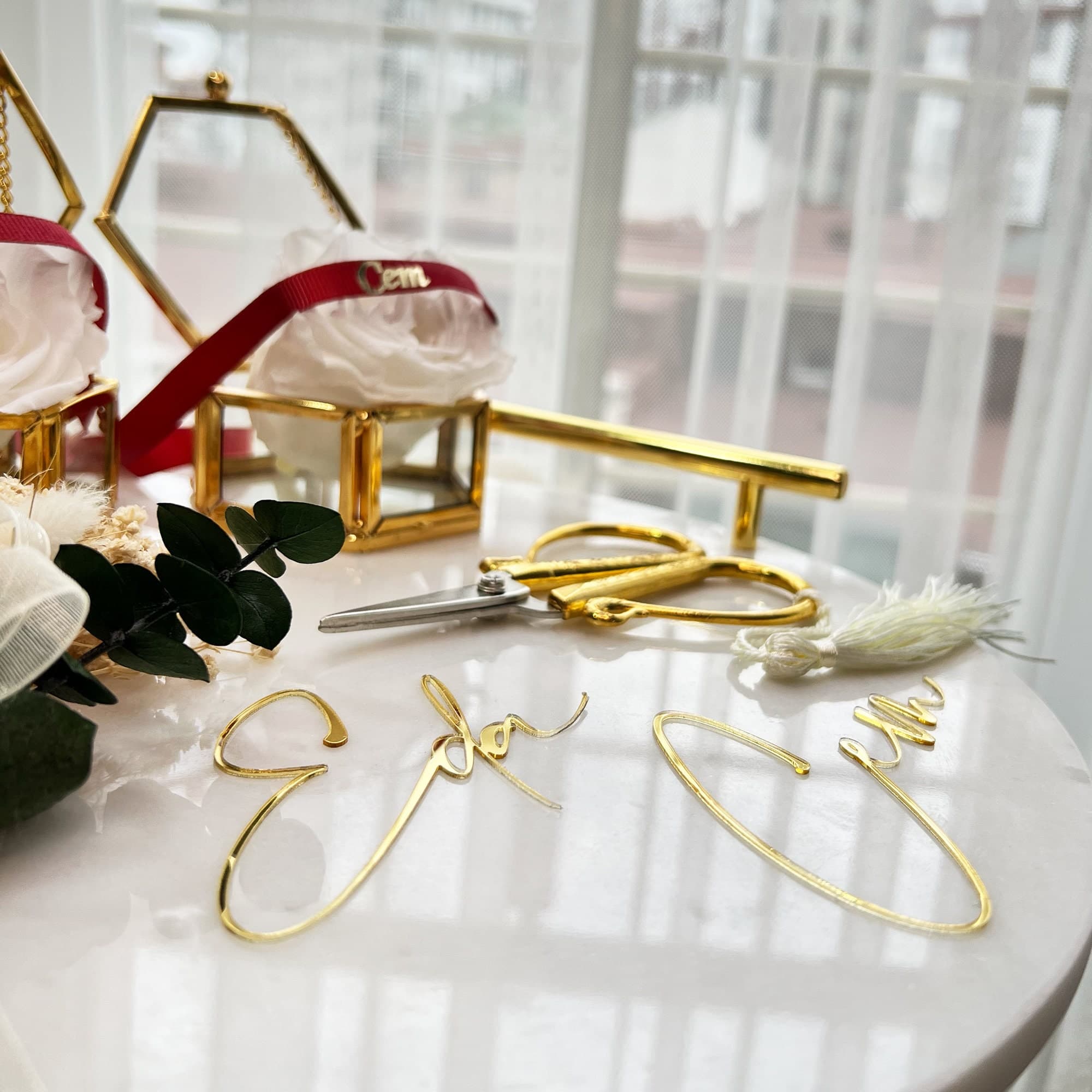 Custom Marble Engagement Tray: Wedding Ring Holder, Bulk Gifts - image 4