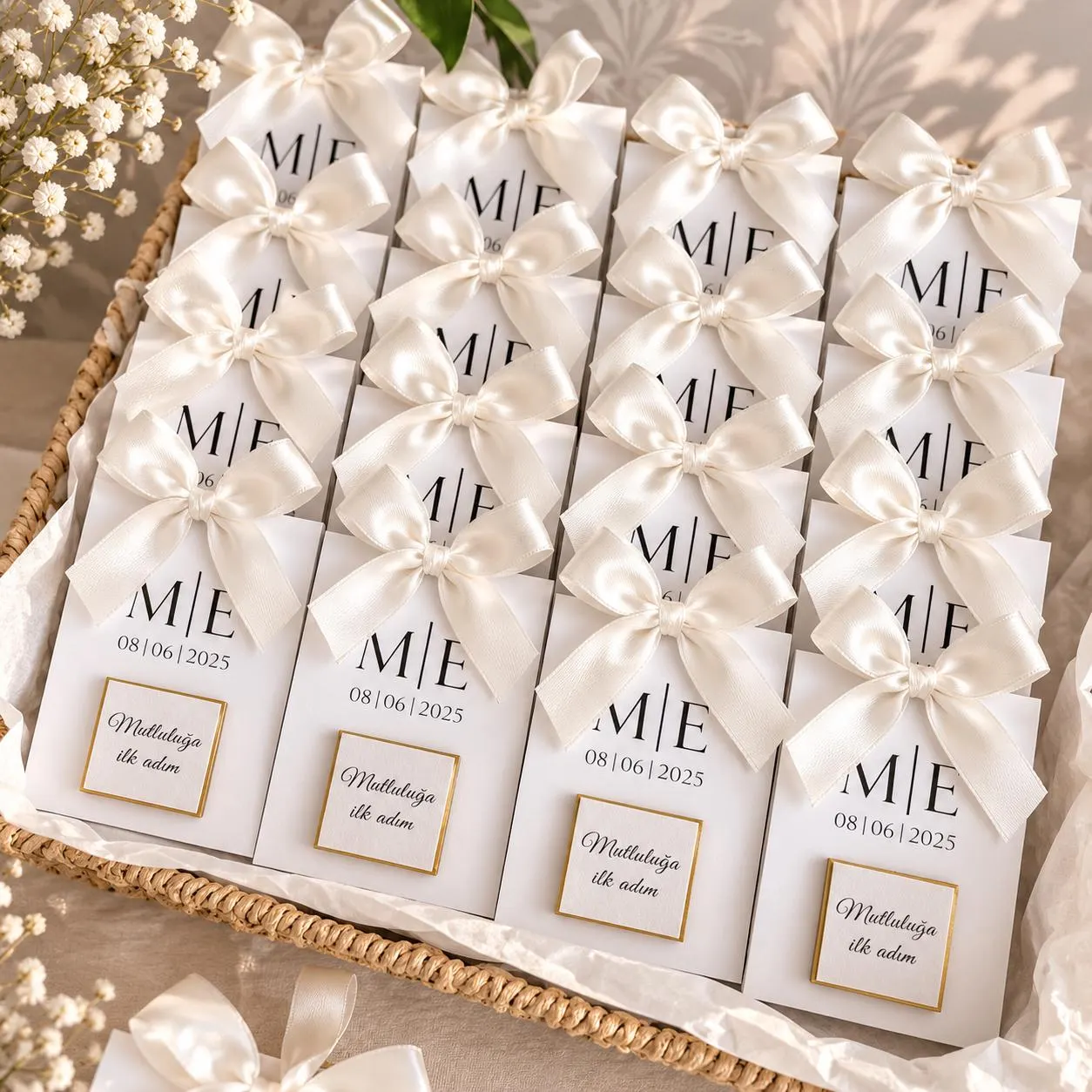 Personalized Wedding Favor, Turkish Coffee & Chocolate Gift