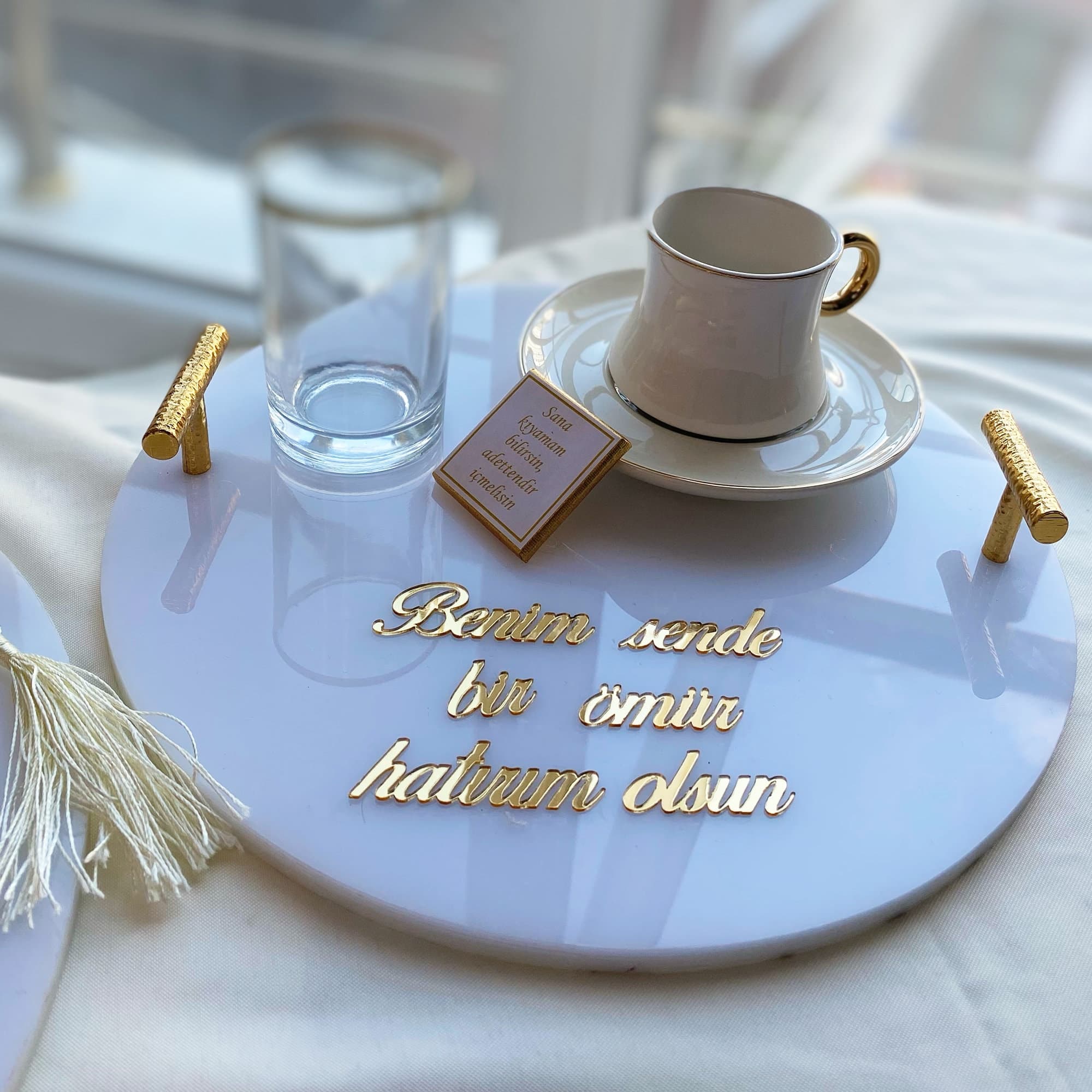 Personalized Engagement Tray Set, Ring Box, Favors, Bride Gift - image 4