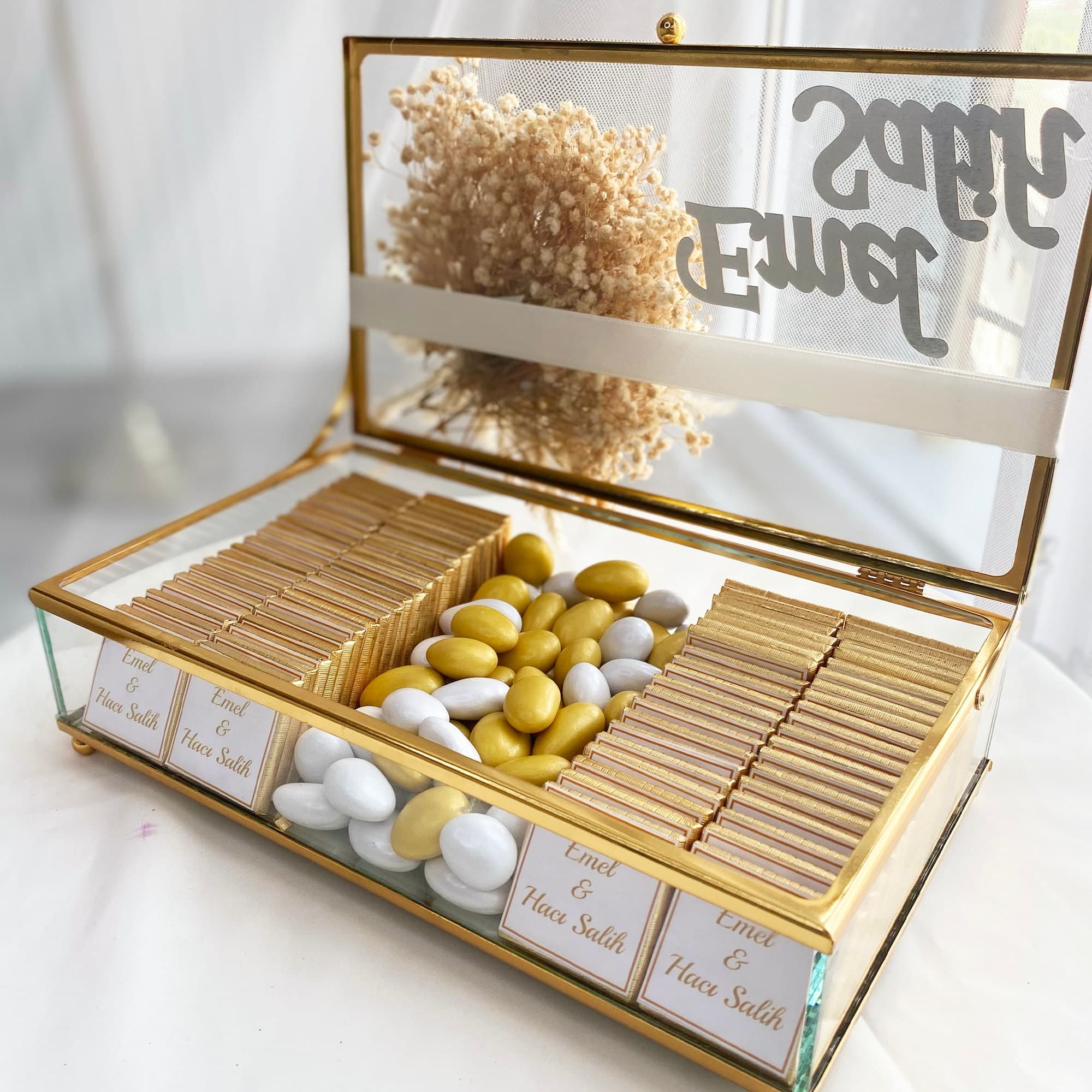Personalized Wedding Chocolate Favors, Gift Box, Engagement, Baby Shower - image 3