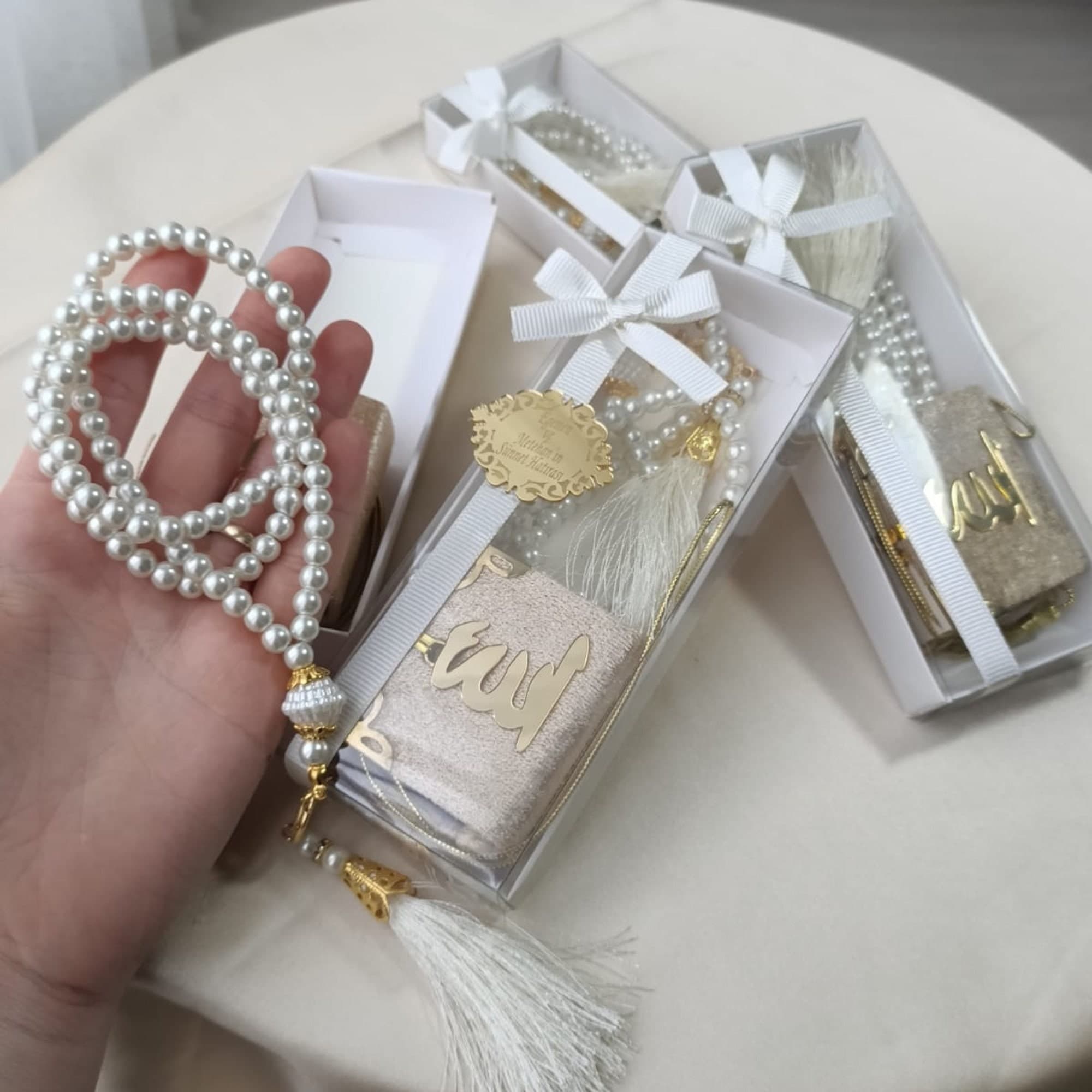Mini Quran & Rosary Set: Islamic Wedding Favor, Aqiqah Gift - image 4