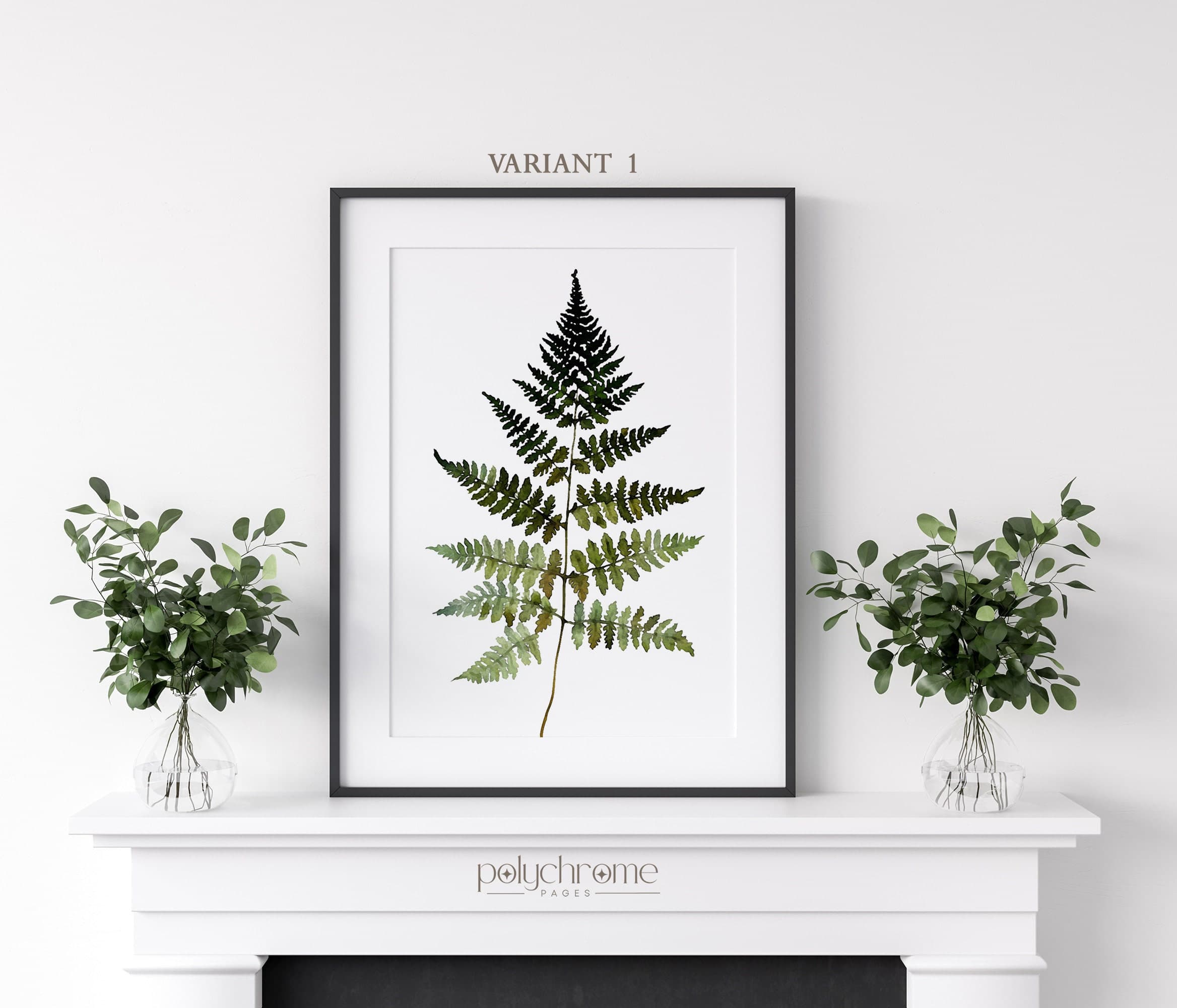 Cottagecore style, sage green aesthetic, emerald green decor, master bedroom decor, autumn fall winter, boston fern image, asparagus fern plant, watercolor painting, antique farmhouse, 6 piece wall art set, wood wall art decor, dark forest painting