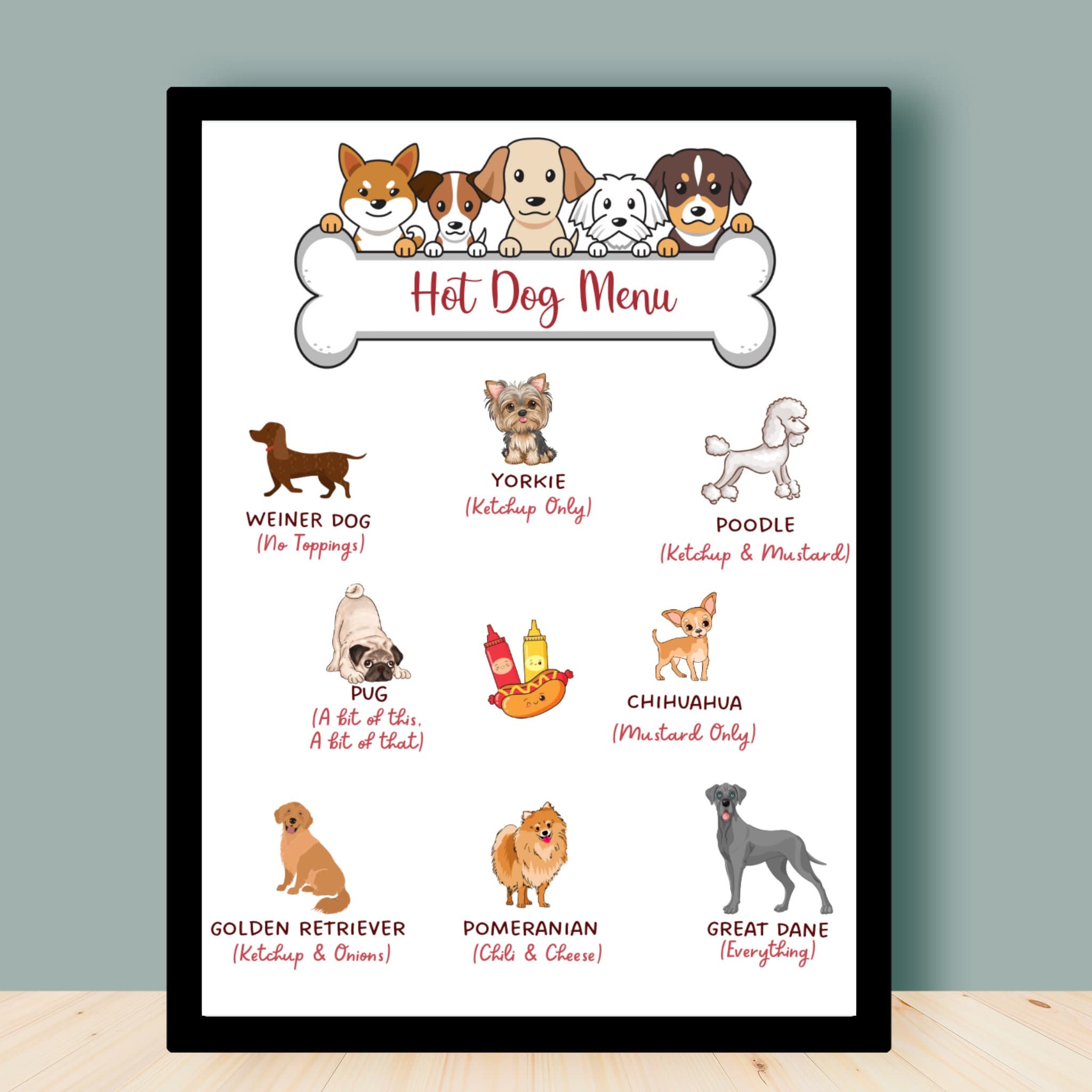 Hot Dog Bar Menu Sign Printable, Puppy Birthday Party, Puppy Adoption Party, Hot Dog Menu Sign, Dog Birthday Party, Pawty Decorations - image 5