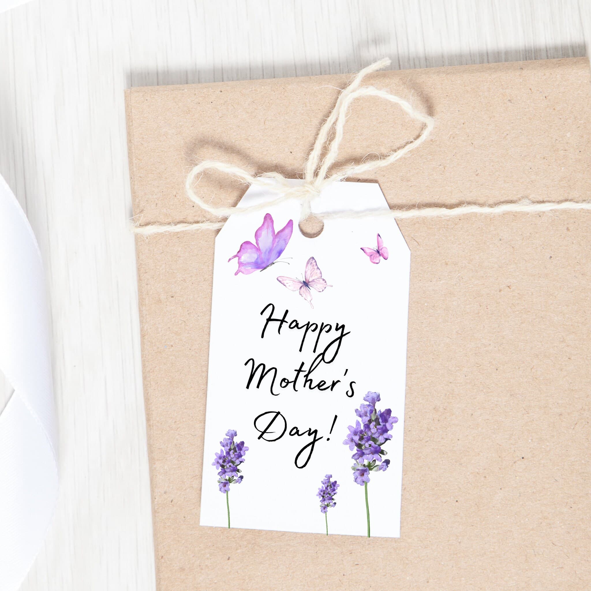 Happy Mother's Day Gift Tags, Mom Printable Gift Tags, Instant Digital Download, 9 Tags, Modern Gift Tags Mother's Day Printable Floral Tag - image 3