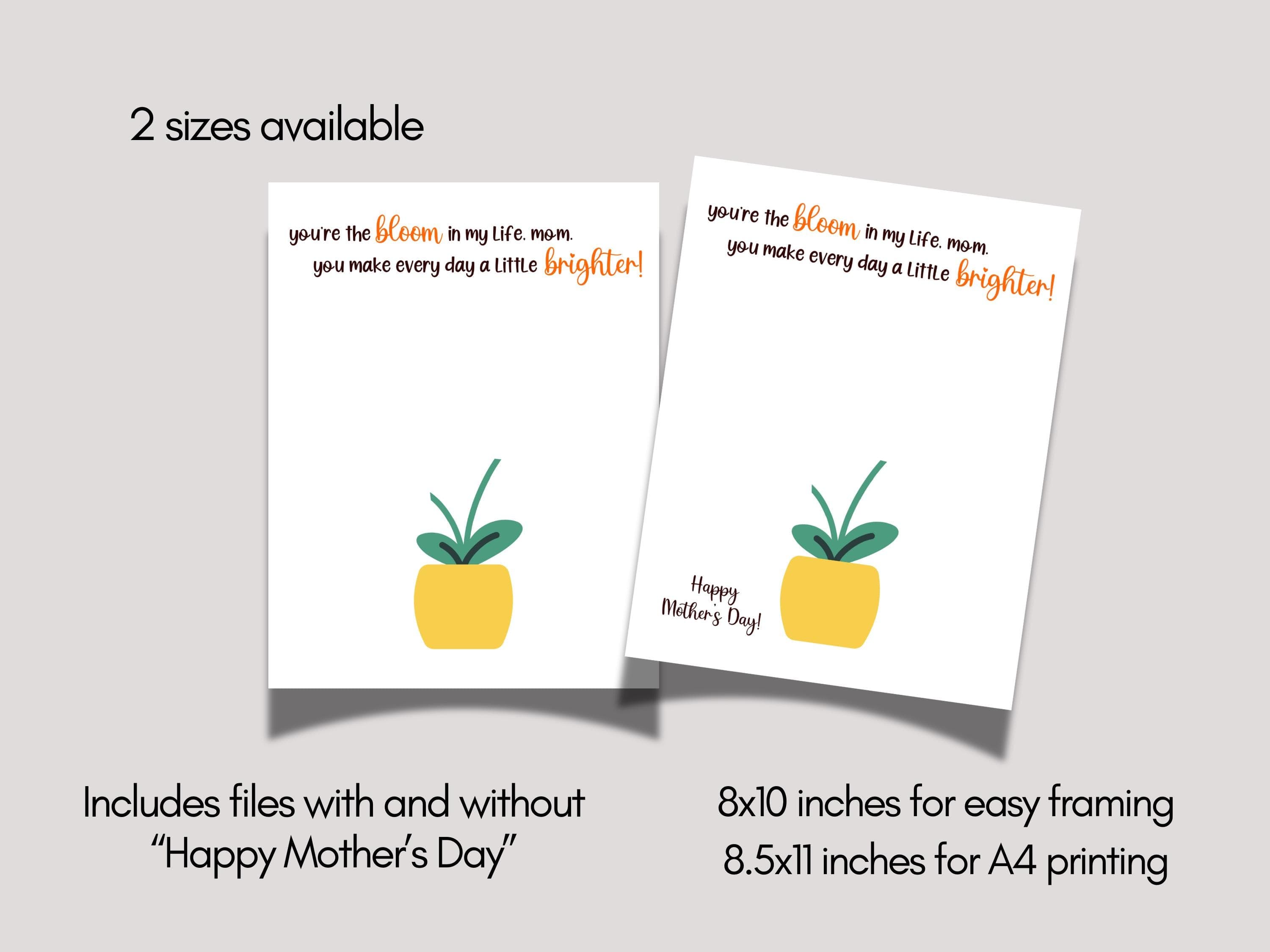 Mothers Day Bouquet Handprint Craft for Kids Printable Card Art Activity Keepsake Personalized Birthday Mom Gift Preschool Kindergarten PreK - image 5