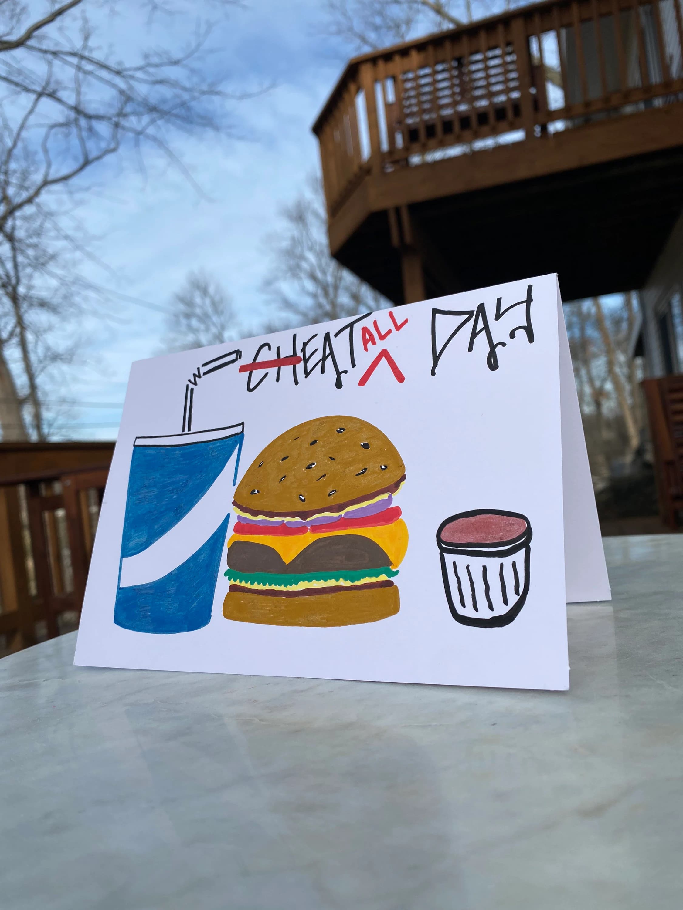 Cheat Day - Greeting Card - image 4
