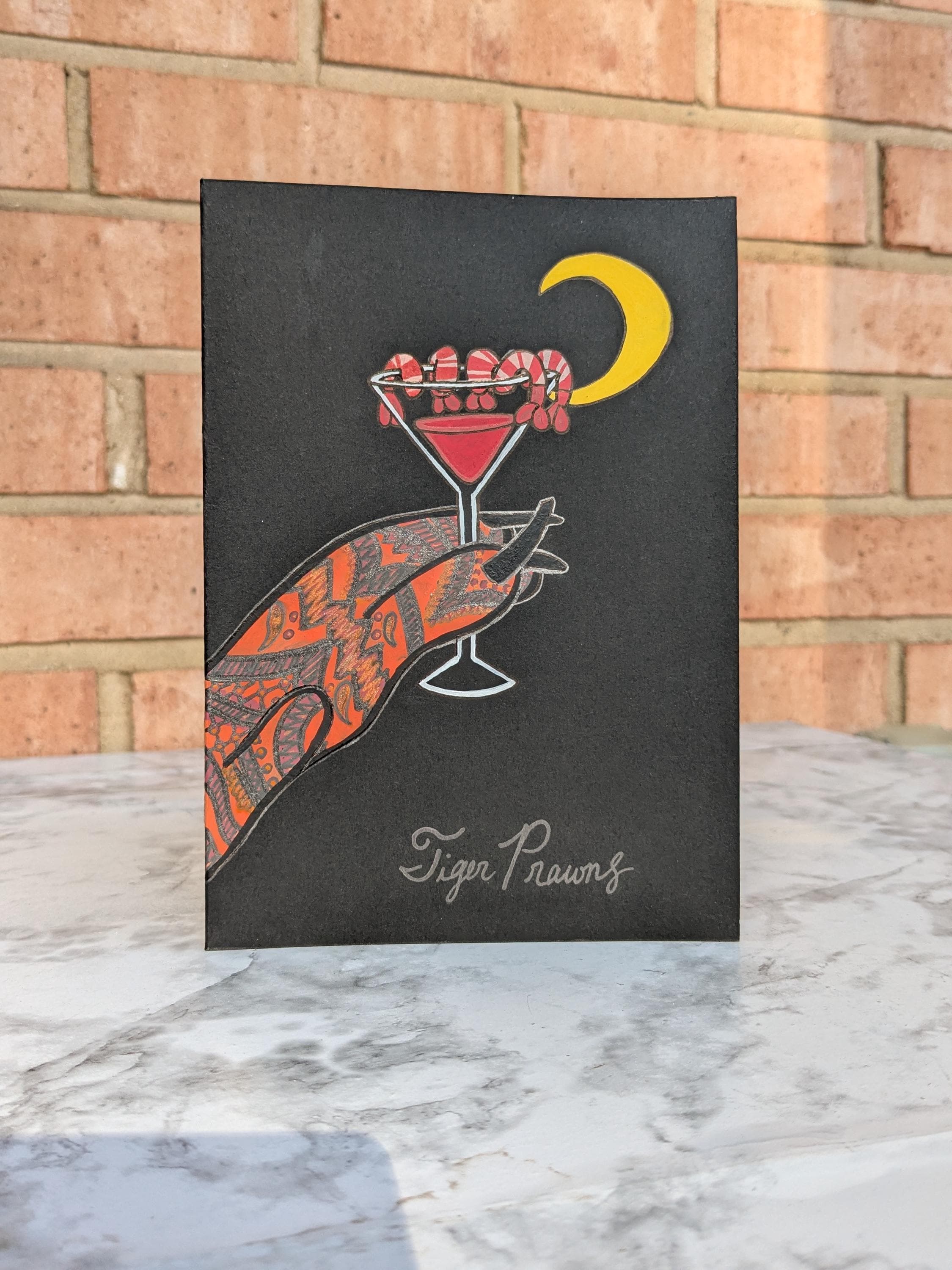 Tiger Prawns - Greeting Card