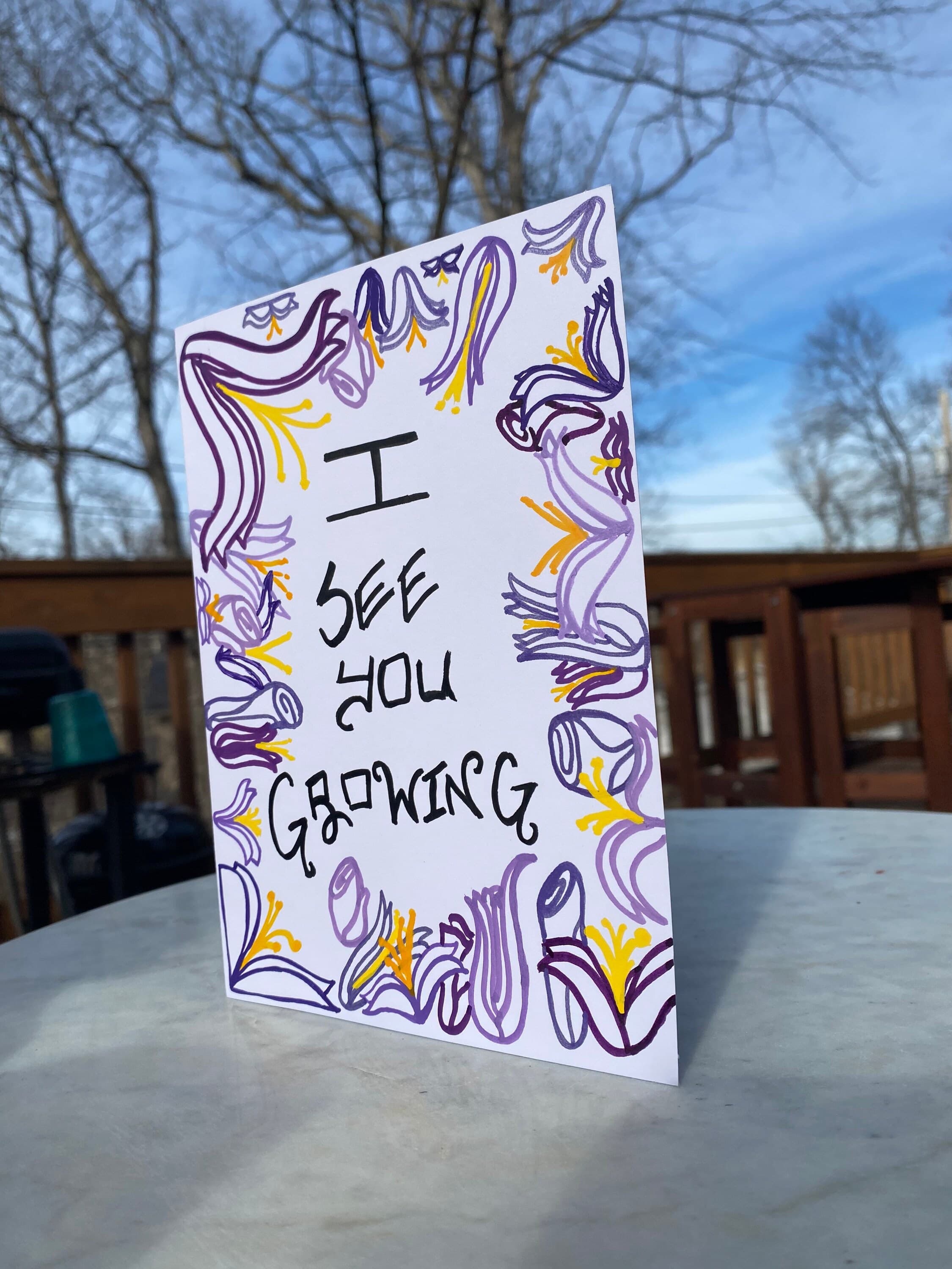 I See You Growing - Greeting Card - image 4