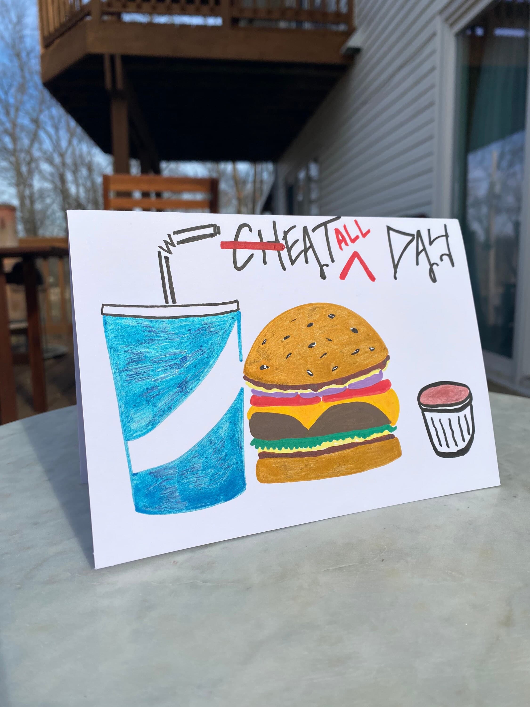 Cheat Day - Greeting Card - image 3