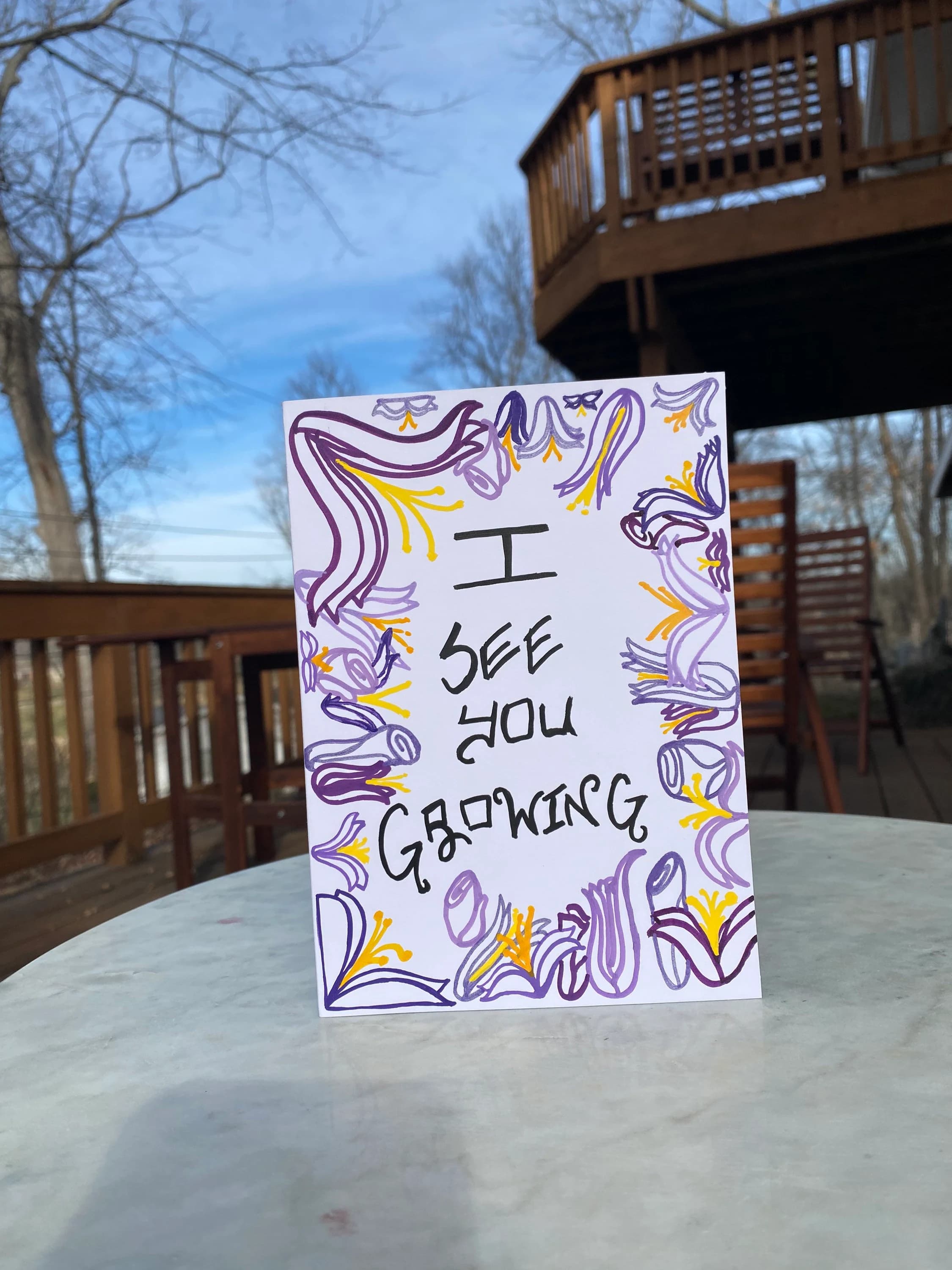 I See You Growing - Greeting Card - image 3