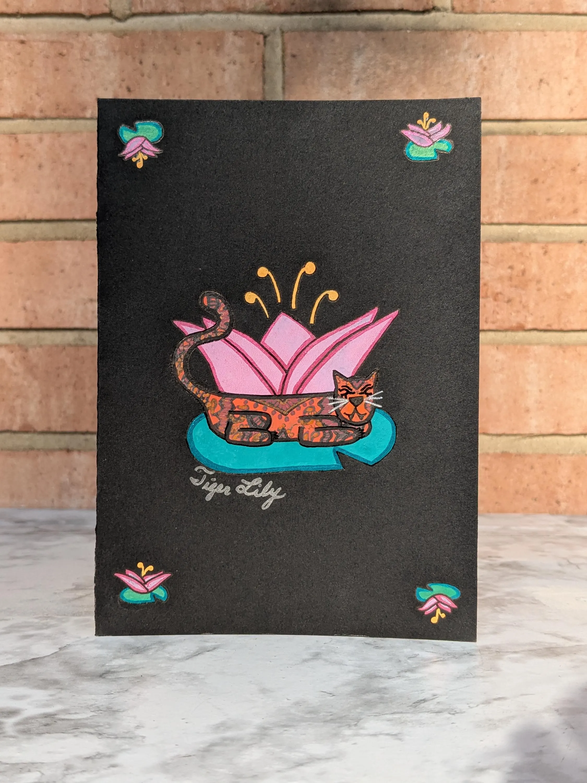 Tiger Lily - Greeting Card