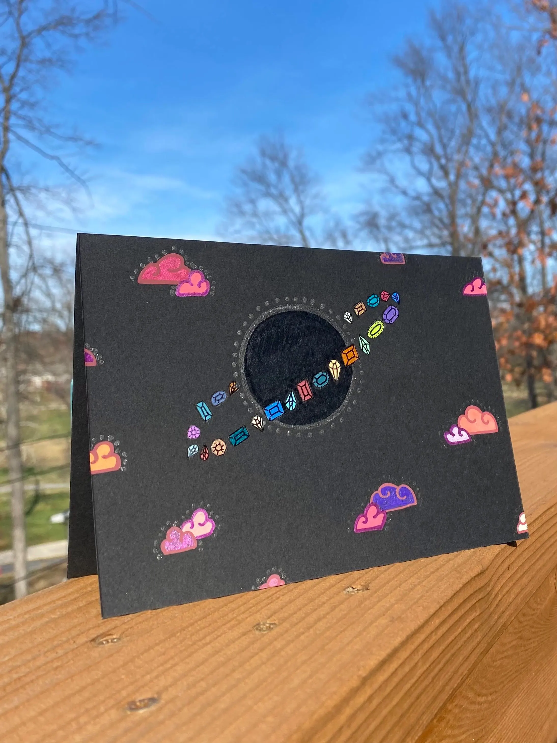 Saturn’s Rings - Greeting Card