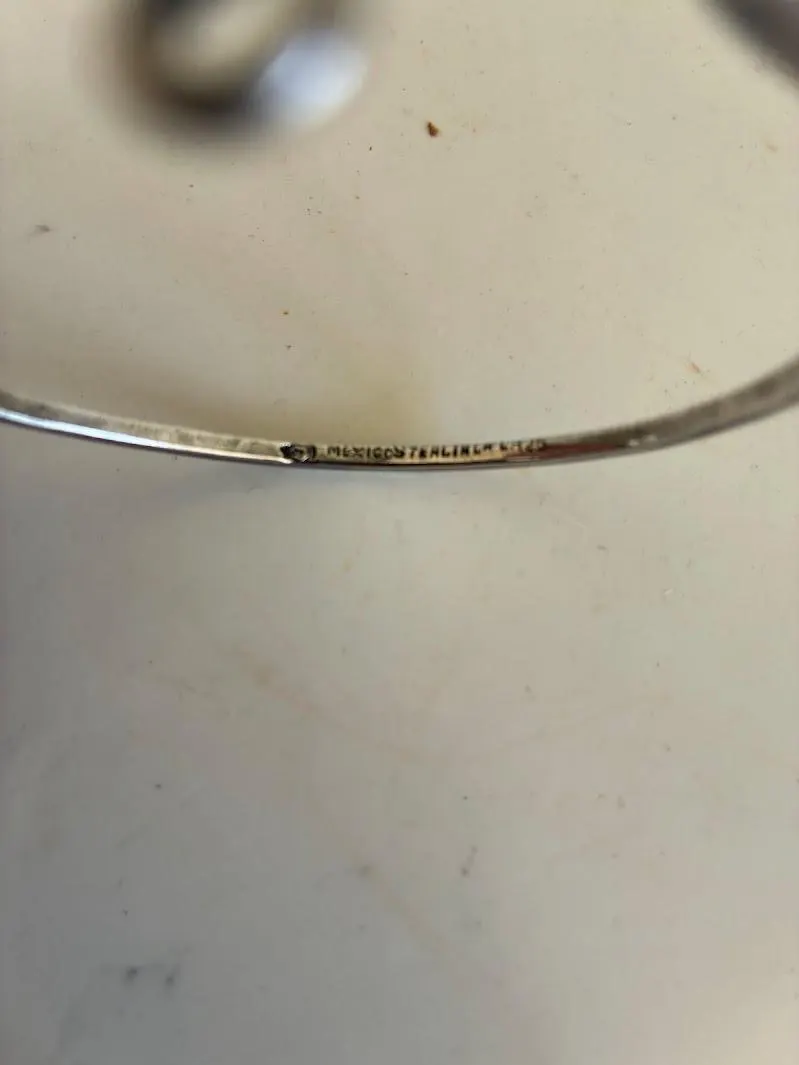 Vintage Sterling silver bracelet from Mexico - image 3